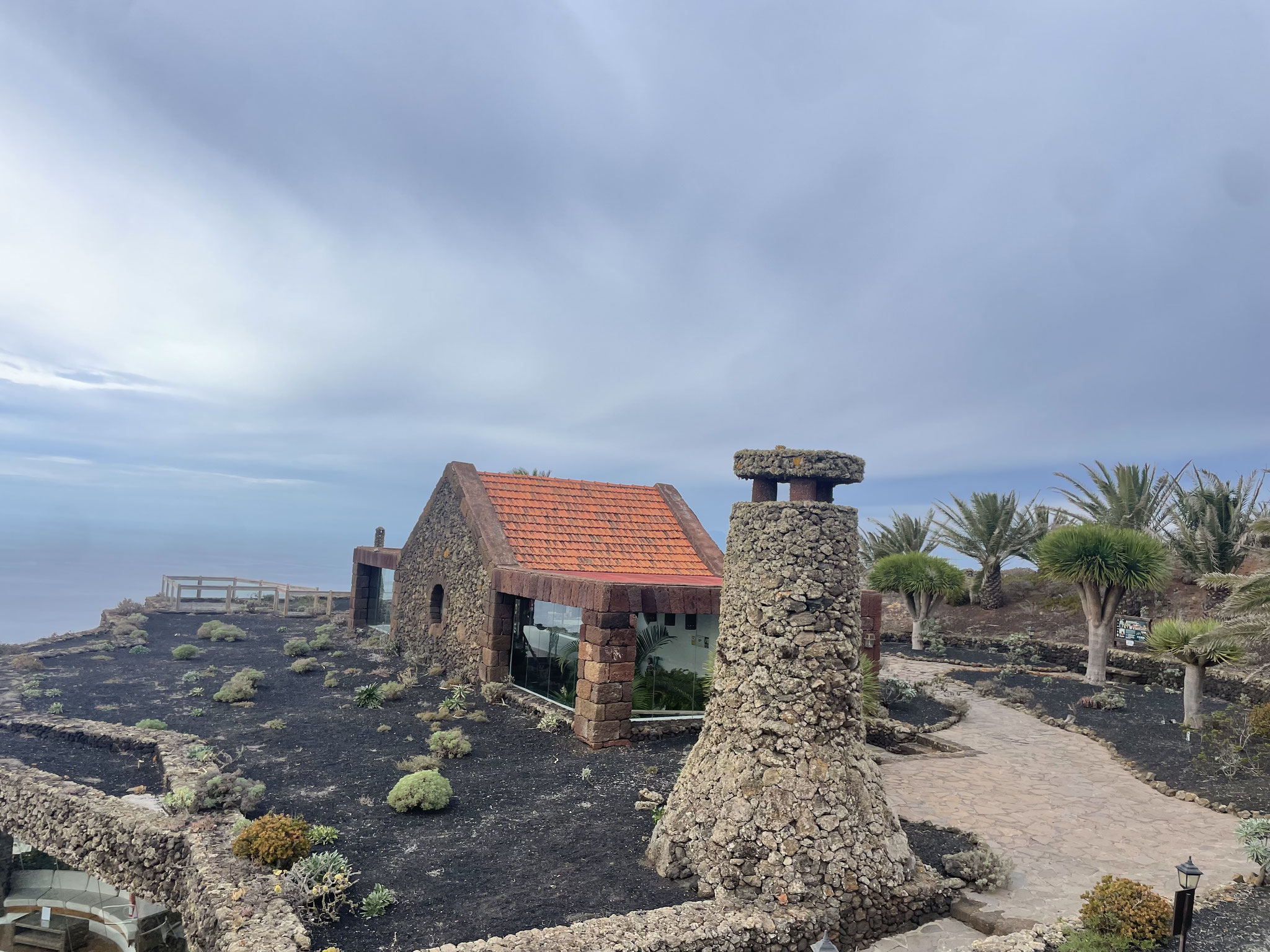 das Restaurant "Mirador de la Pena", geschaffen von César Manrique