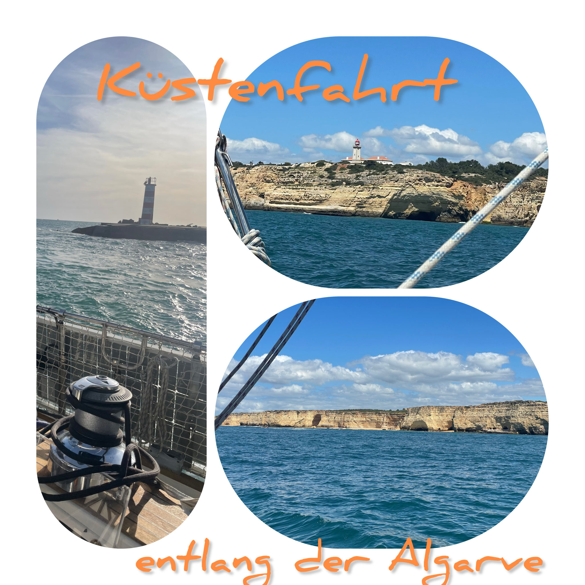 die Küste der Algarve