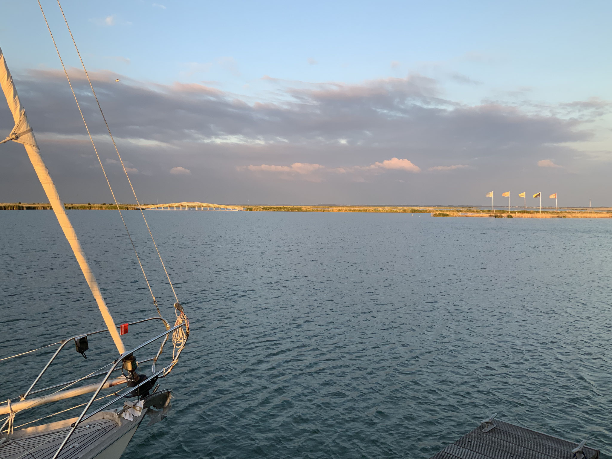Sunset vom Boot aus