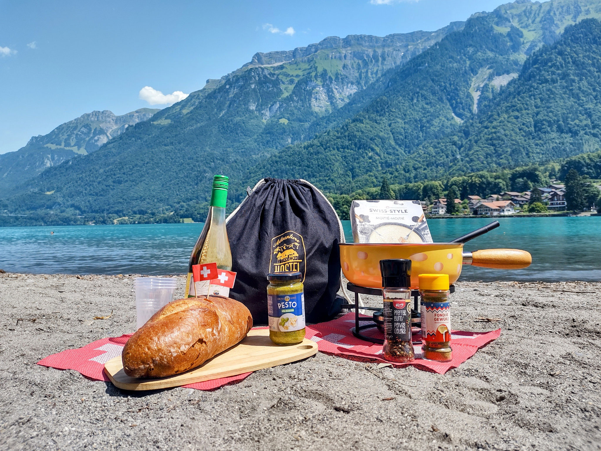 Wandern & Fondue mit dem Fondue Rucksack Interlaken Interlaken