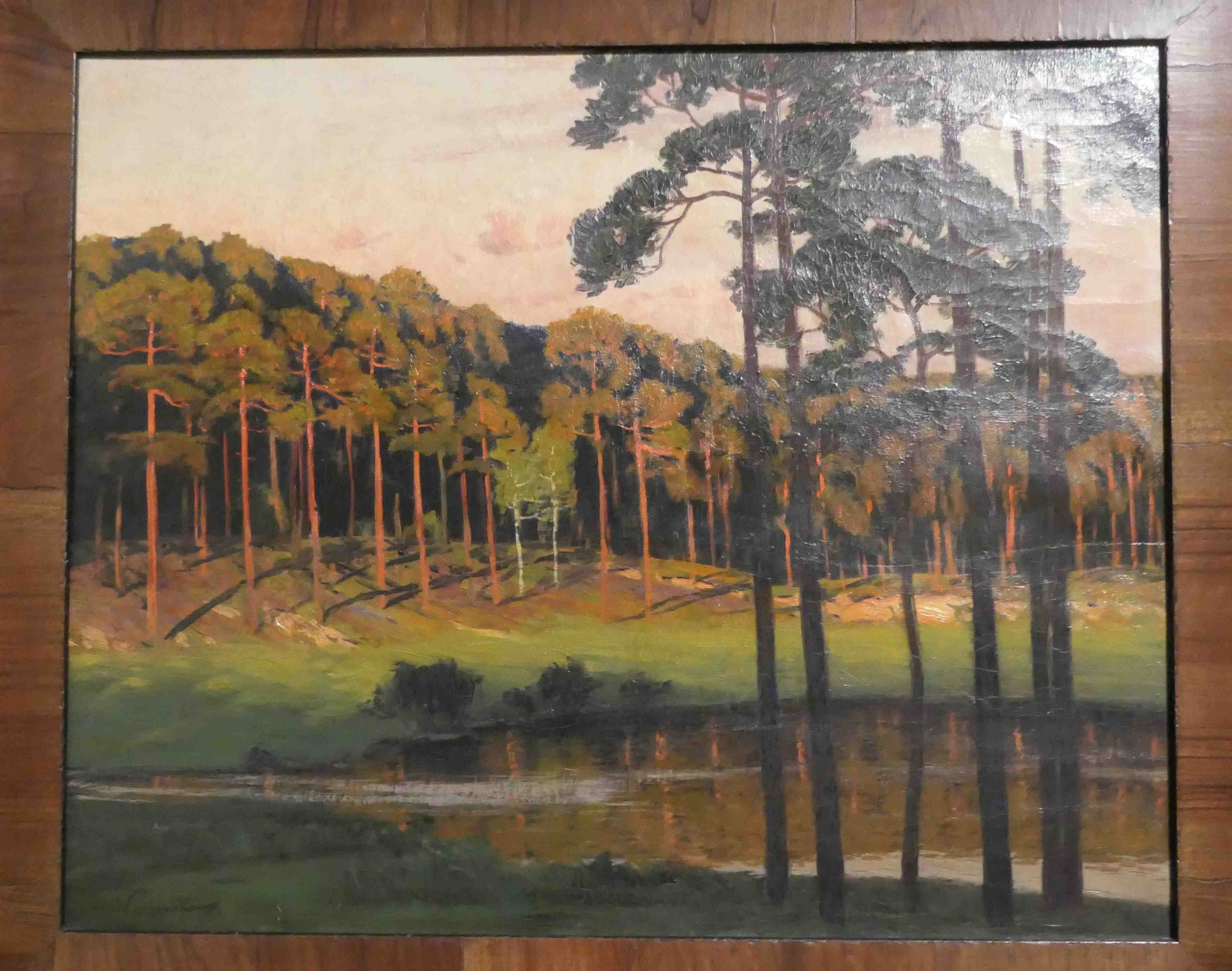 Walter Leistikow, Märkischer Waldsee mit zwei Birken, um 1895, Öl auf Leinwand, Bröhan Museum, Berlin