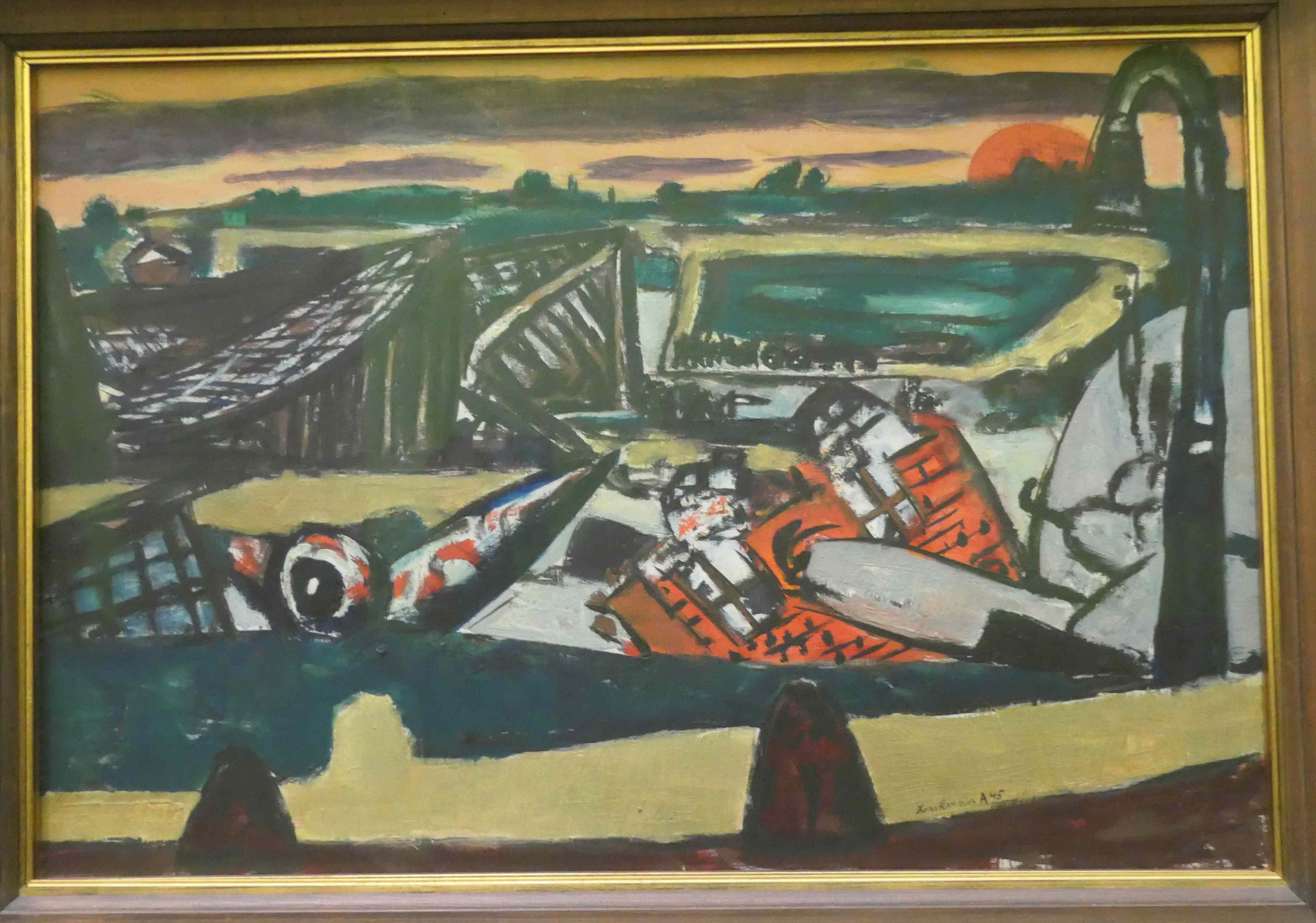 Max Beckmann,Schipol, Öl auf Leinwand, 1945, Kunsthalle Bremen