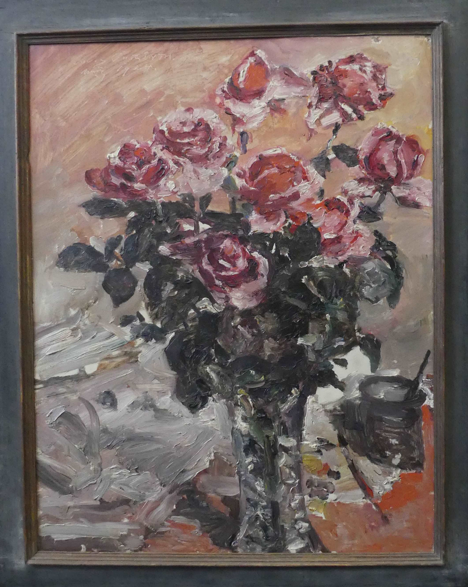 Lovis Corinth, Rosa Rosen, 1924, Öl auf Leinwand, Nationalgalerie Berlin