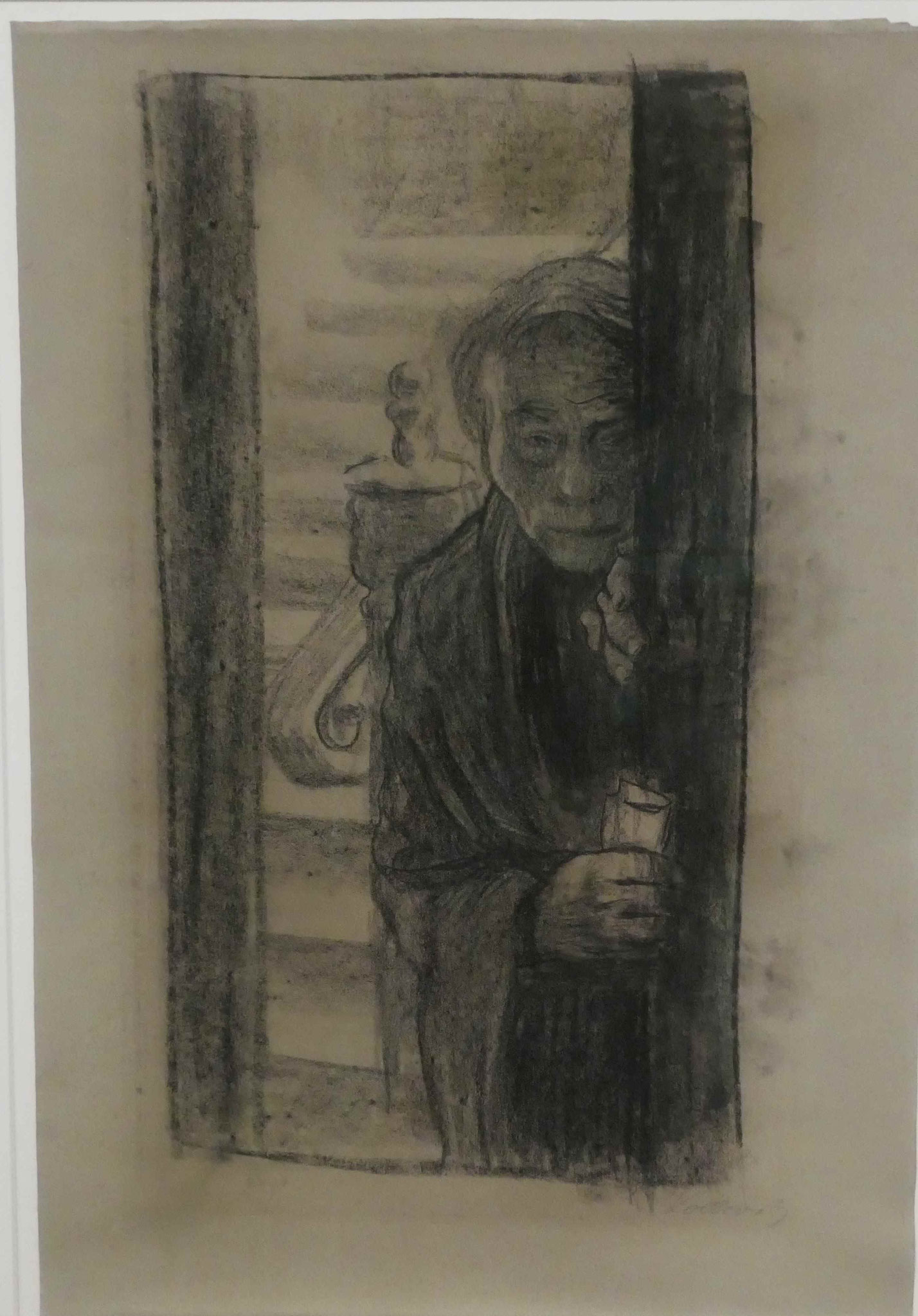 Käthe Kollwitz, Bittstellerin, Kreidezeichnung, 1909, Käthe-Kollwitz-Museum, Berlin
