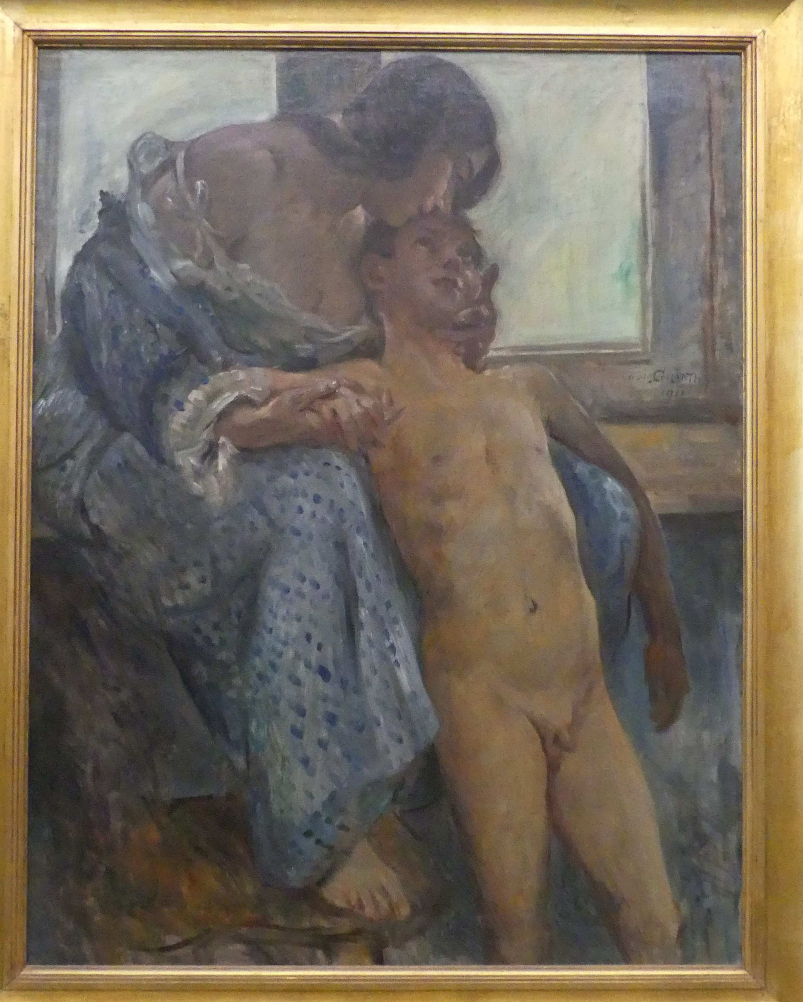 Lovis Corinth, Mutterliebe, 1911, Öl auf Leinwand, Nationalgalerie Berlin