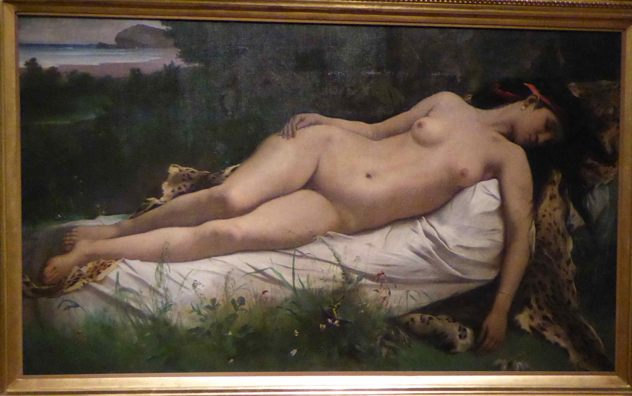 Anselm Feuerbach, "Liegende Nymphe", Germanisches Nationalmuseum Nürnberg
