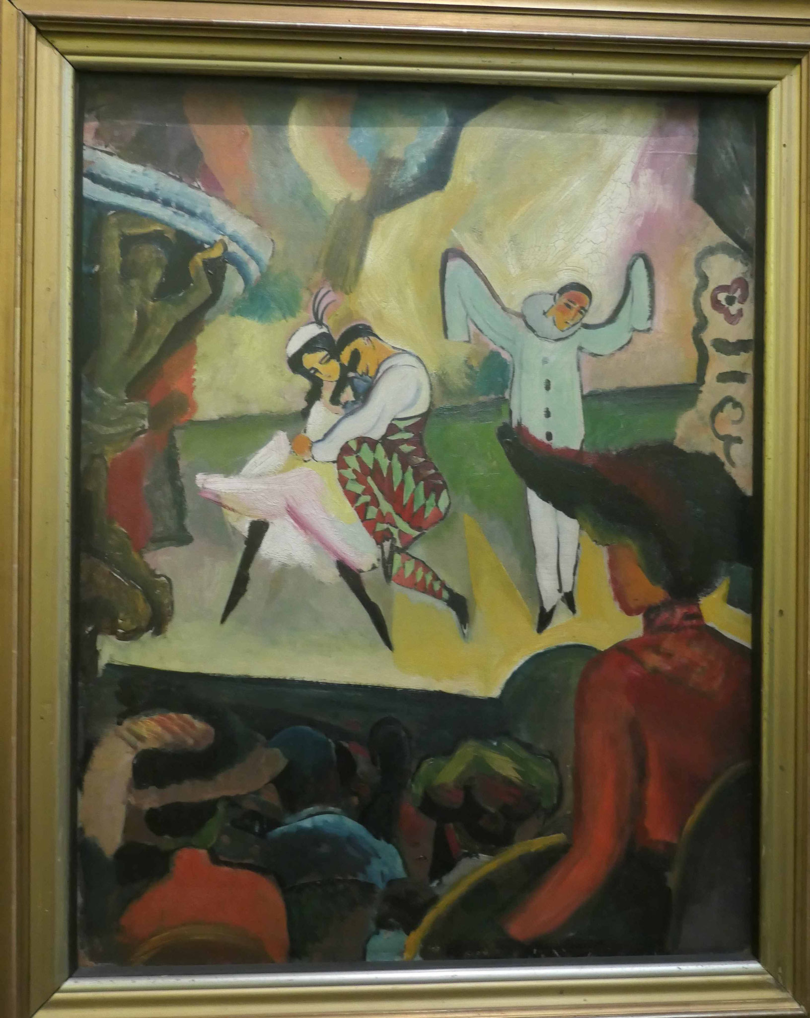 Ernst Ludwig Kirchner, Russisches Balett II, Öl auf Leinwand, Kunsthalle Bremen