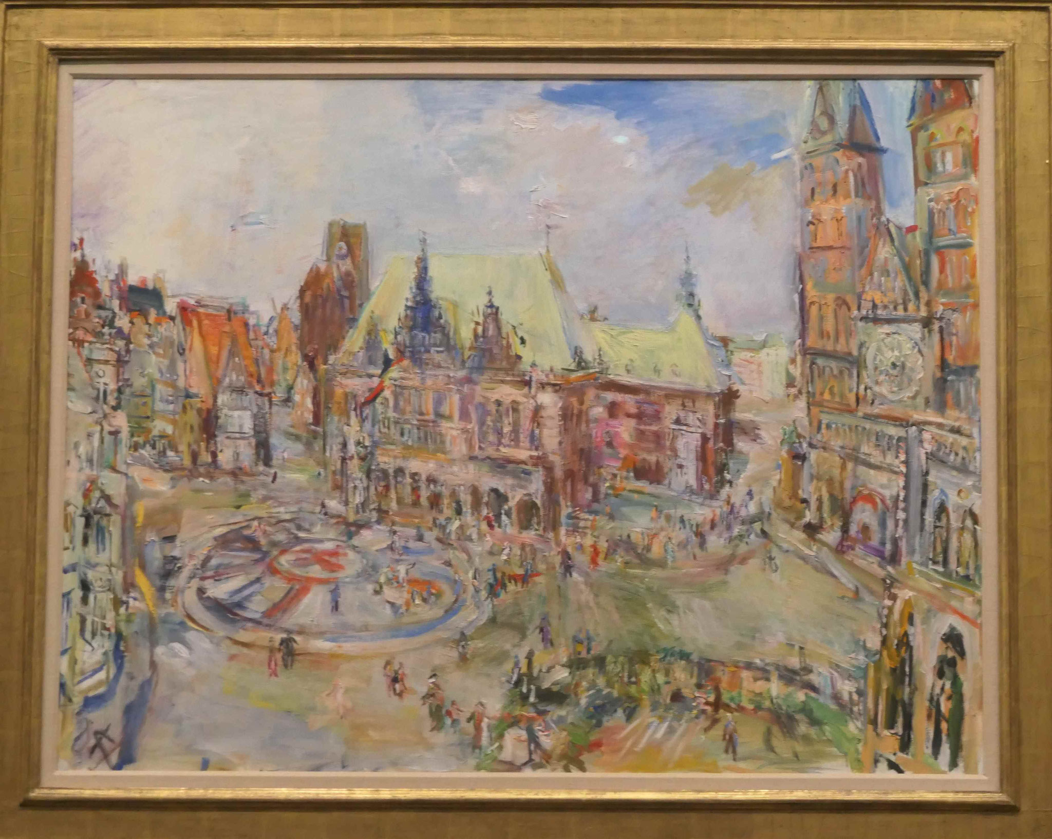 Oskar Kokoschka, Der Marktplatz von Bremen
