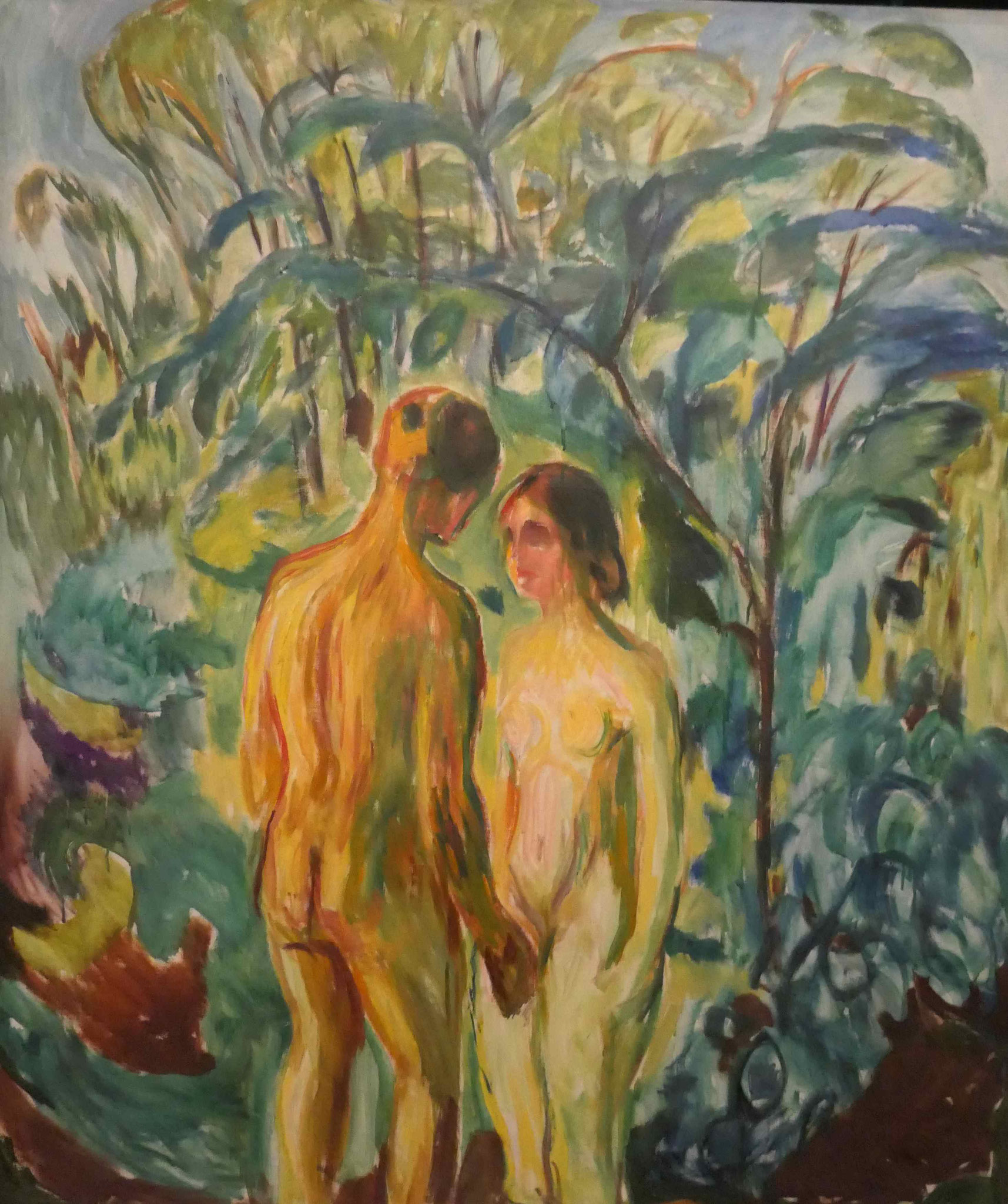 Edvard Munch, Nackter Mann und Frau, 1919-20,Munch Museum, Oslo