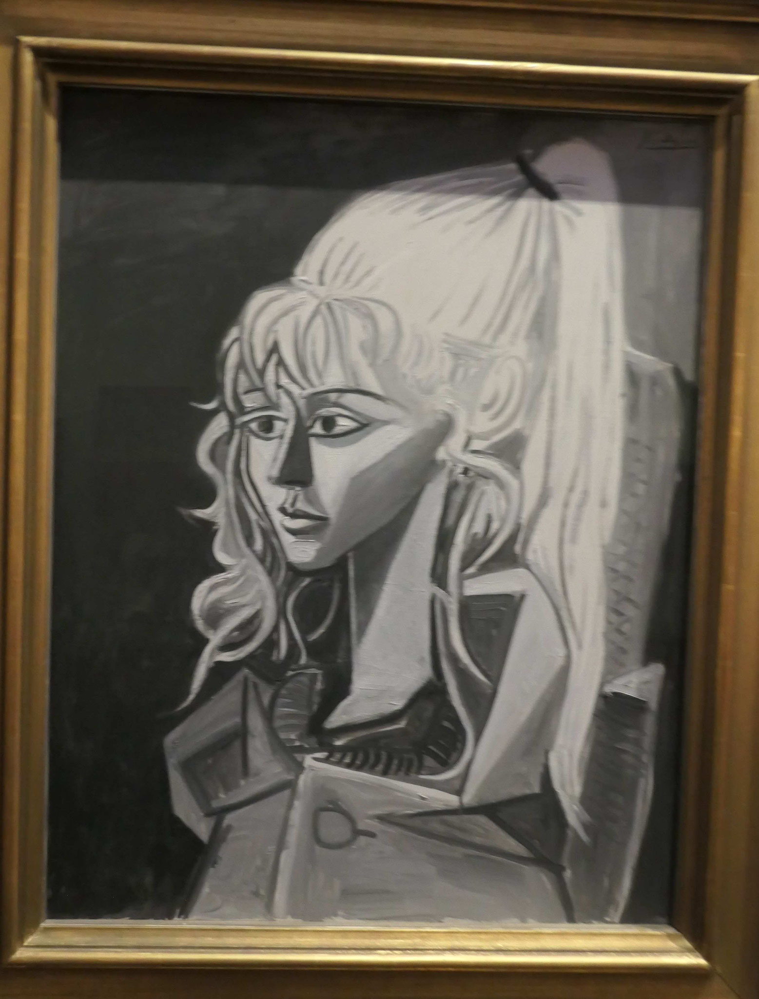 Pablo Picasso, Sylvette, Öl auf Leinwand, 1954, Kunsthalle Bremen
