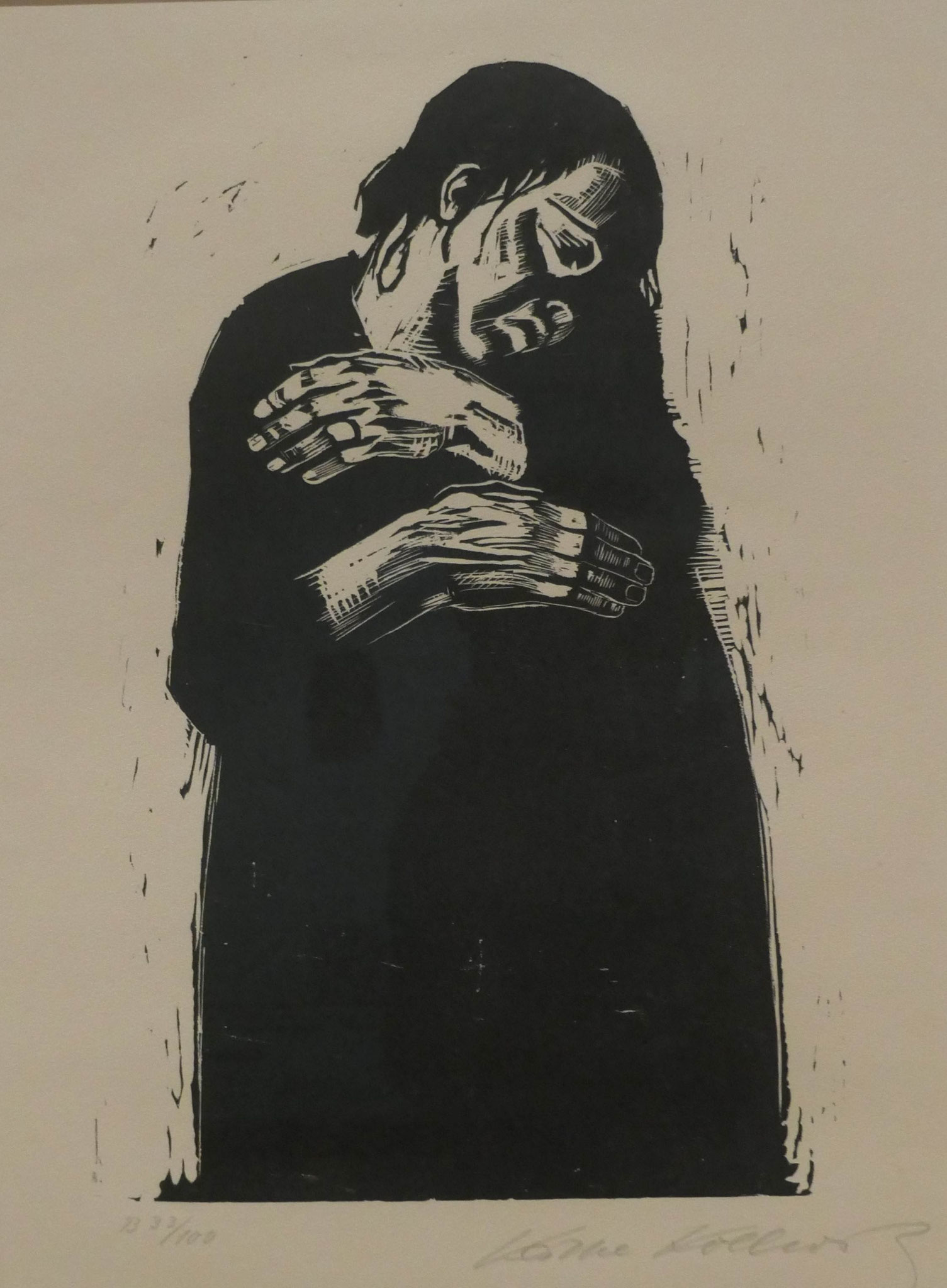 Käthe Kollwitz,  Die Witwe I, Holzschnitt, 1921/22, Käthe-Kollwitz-Museum, Berlin