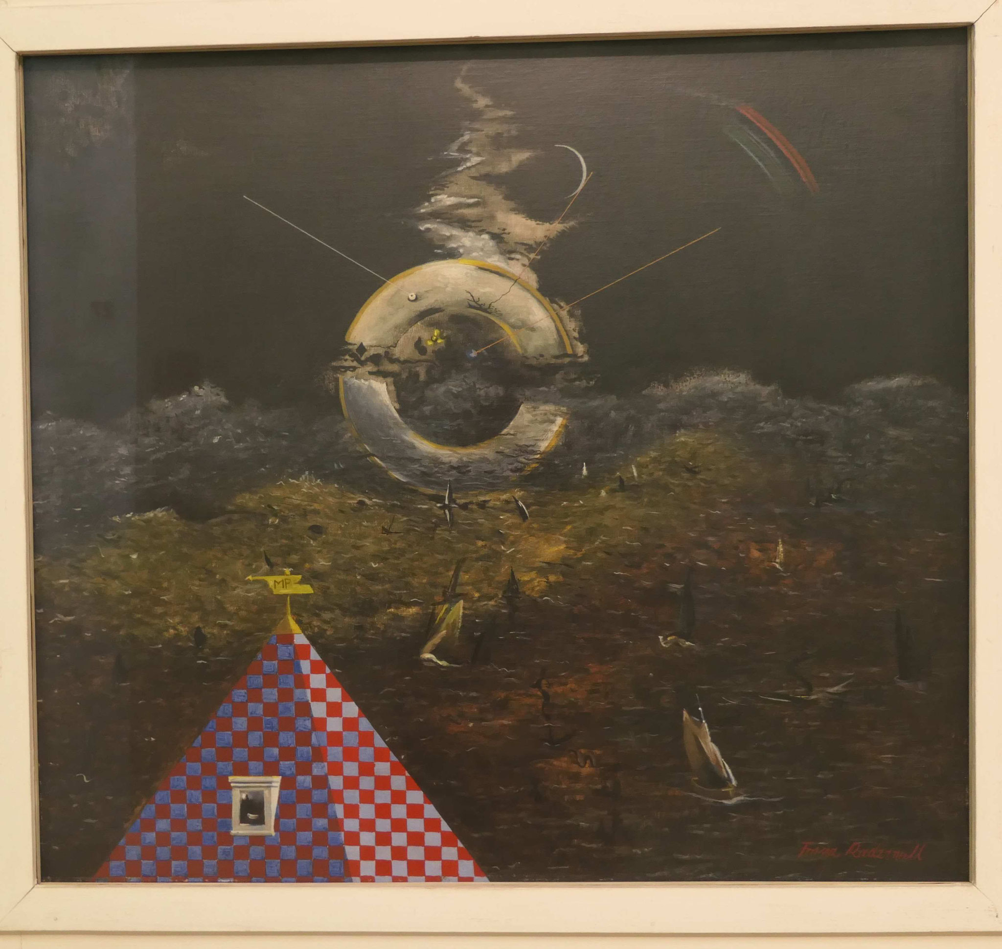 Franz Radziwill, Das neue Raumgefühl, Öl auf Leinwand auf Holz, Kunsthalle Bremen
