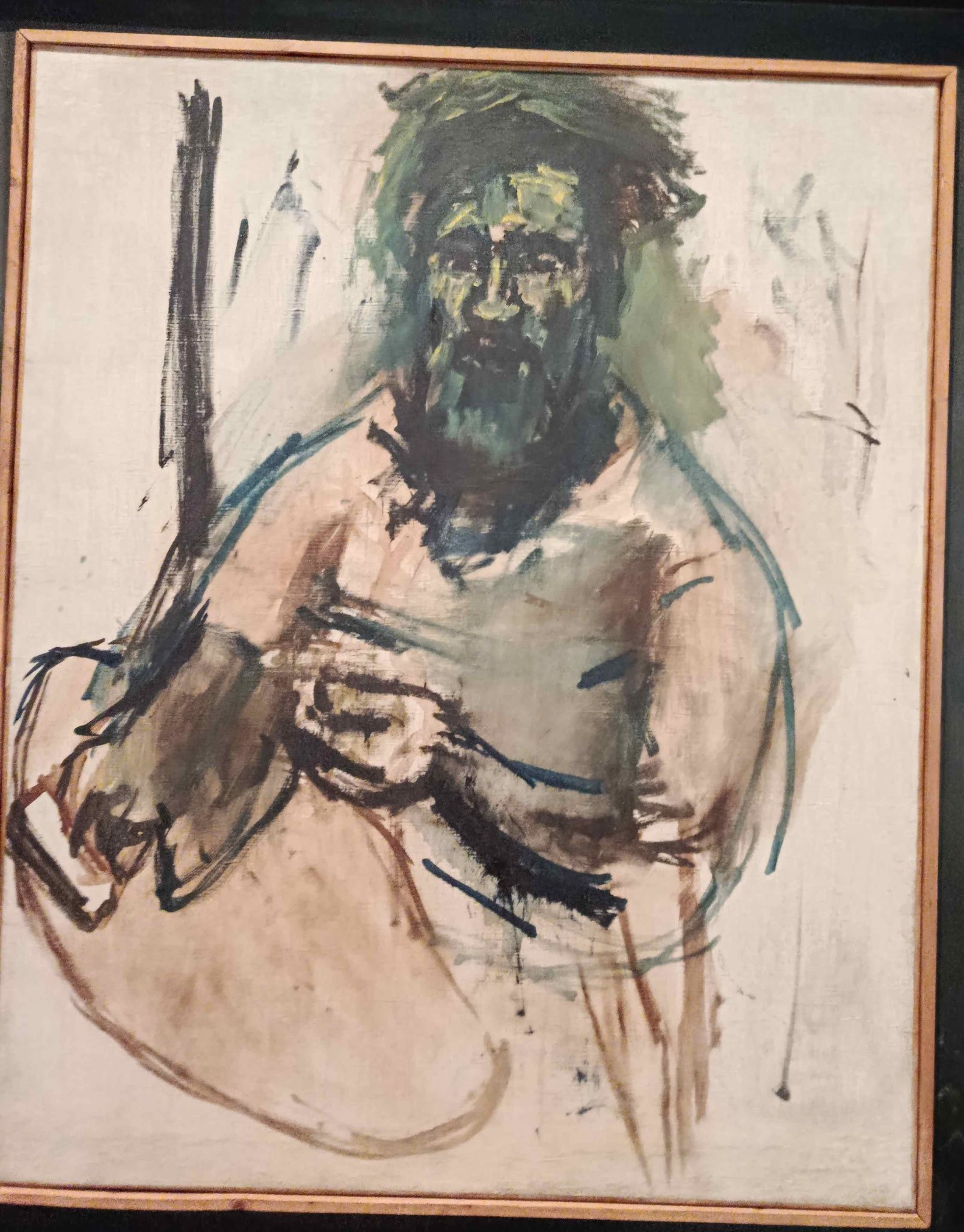 Oskar Kokoschka, Porträt Constantin Brancusi, Centre Pompidou, Paris