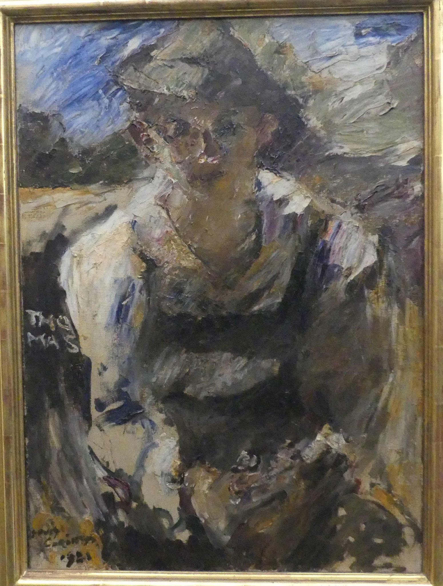 Lovis Corinth, Porträt des Sohne Thomas, 1921, Öl auf Leinwand, Nationalgalerie Berlin