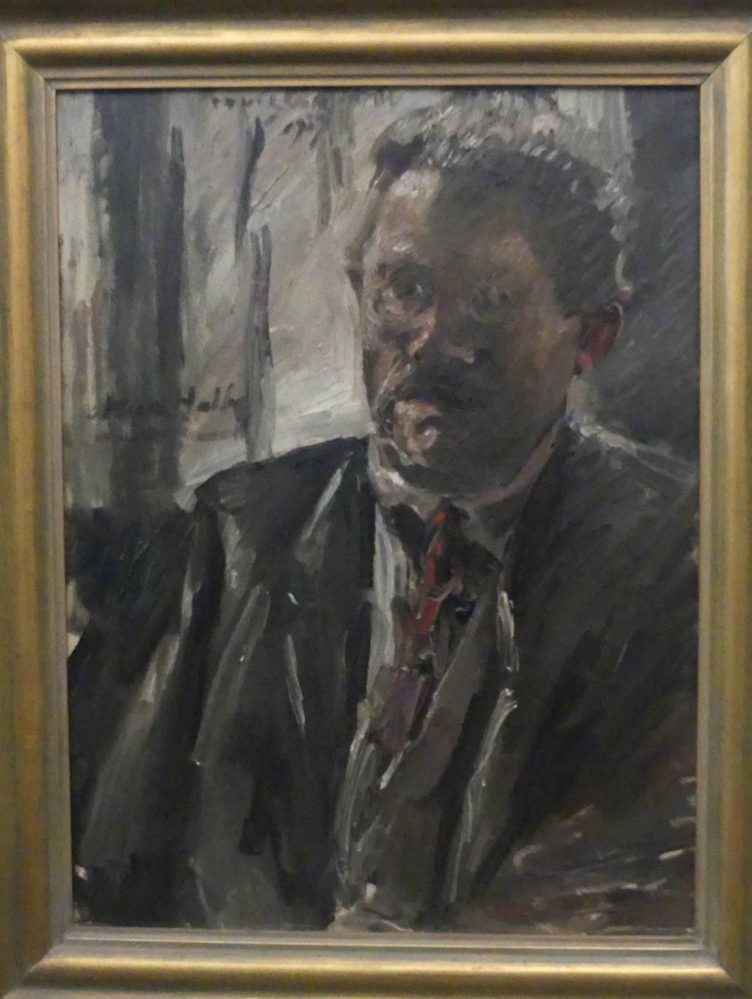 Lovis Corinth, Bildnis Max Halb, 1917, Öl auf Leinwand, Nationalgalerie Berlin