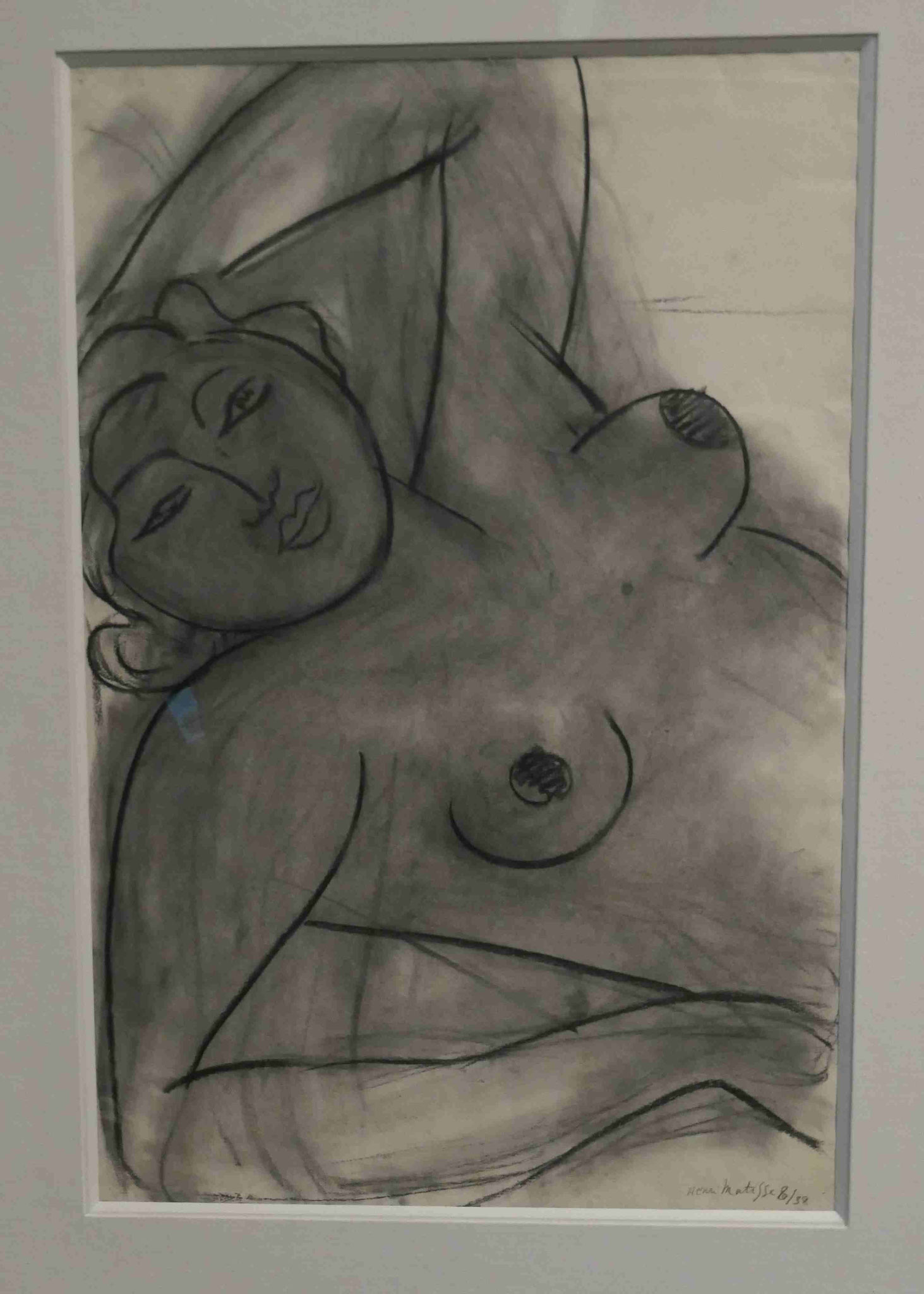 Henri Matisse, Die Mulattin, Kohlezeichnung auf Papier, 1938,The Scharf Collection