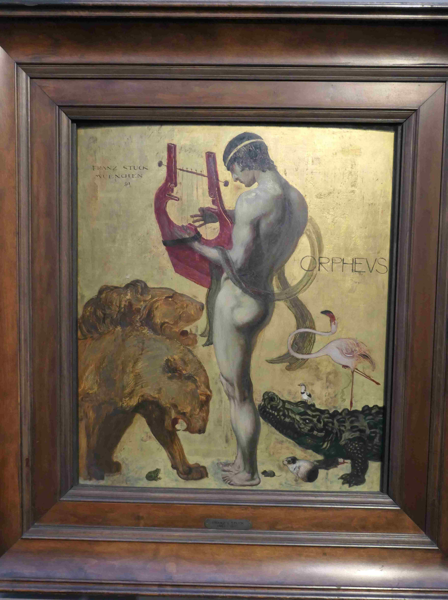 Franz von Stuck, Orpheus und die Tiere, 1891,Museum Villa Stuck, München