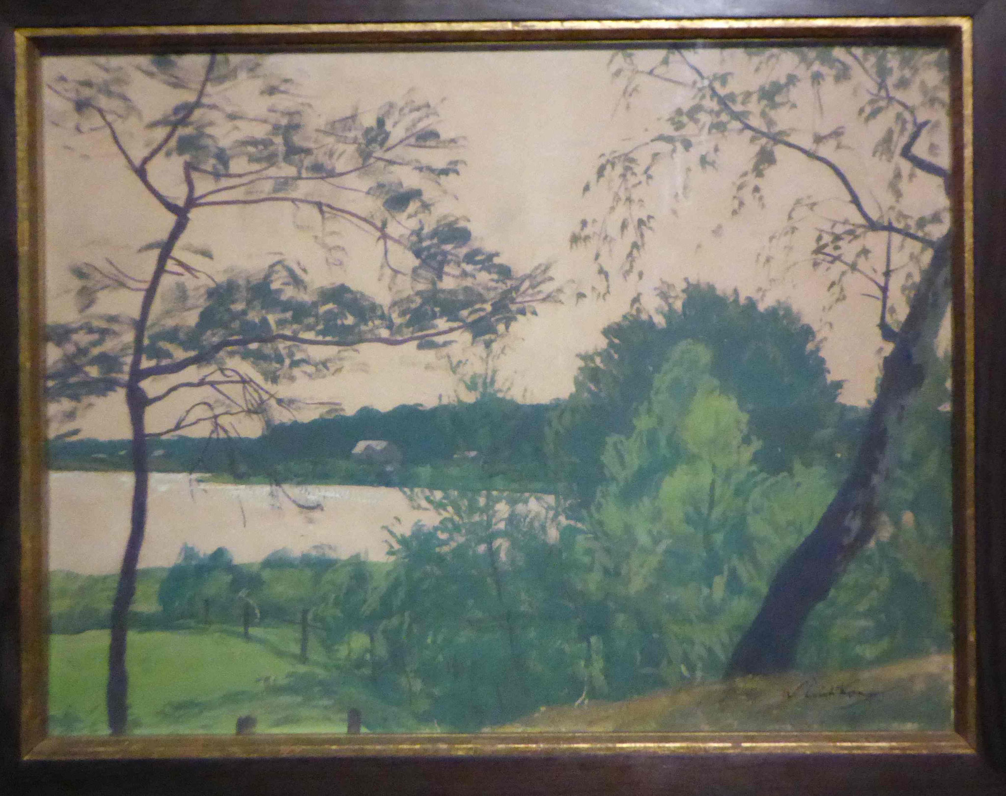 Walter Leistikow, Am Schlachtensee, um 1908, Museum Moritzburg, Halle