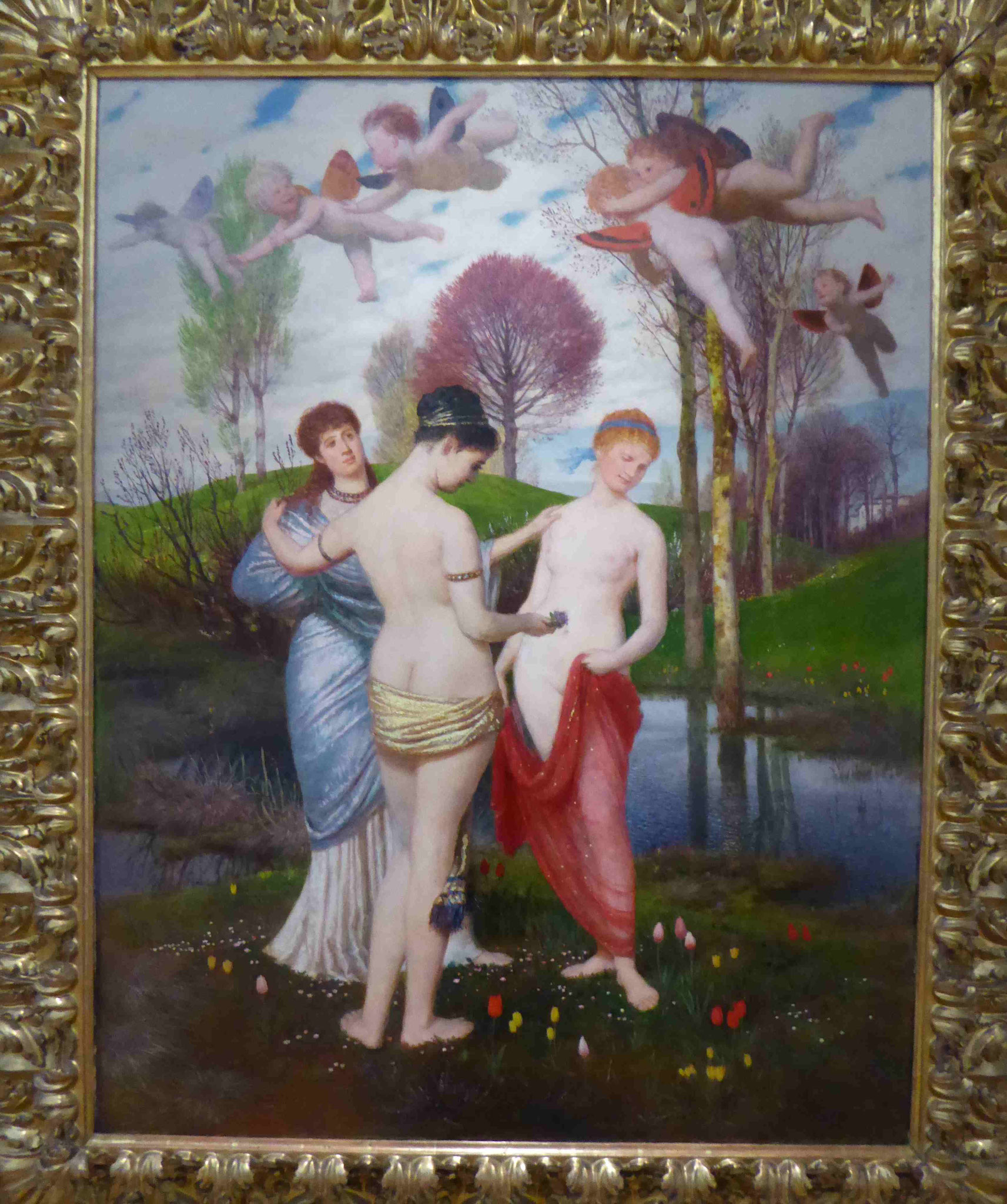 Arnold Böcklin: Frühlingshymne, 1888, Museum der bildenden Künste, Leipzig