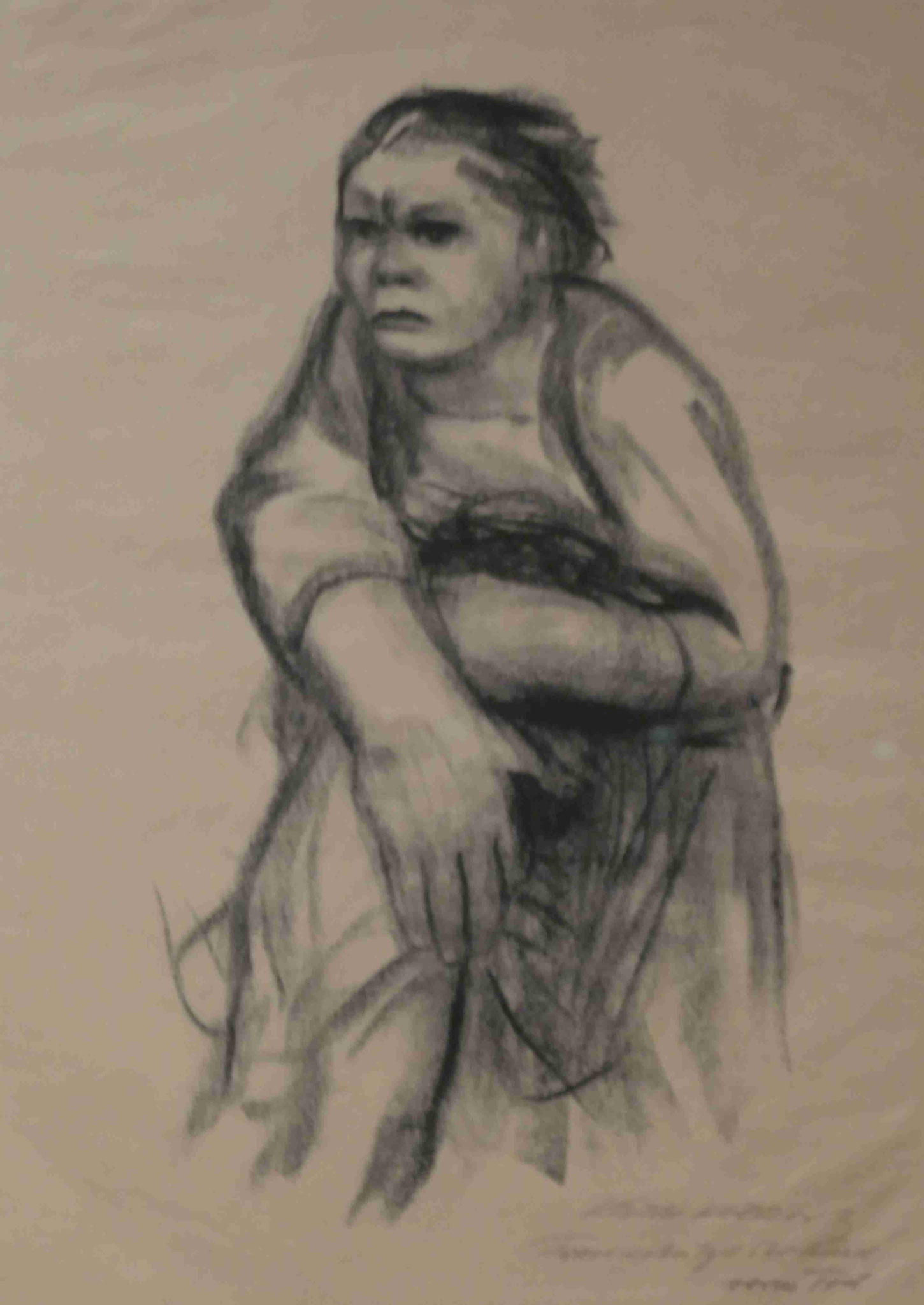 Käthe Kollwitz, Kohlezeichnung, 1934-37, Munch Museum, Oslo