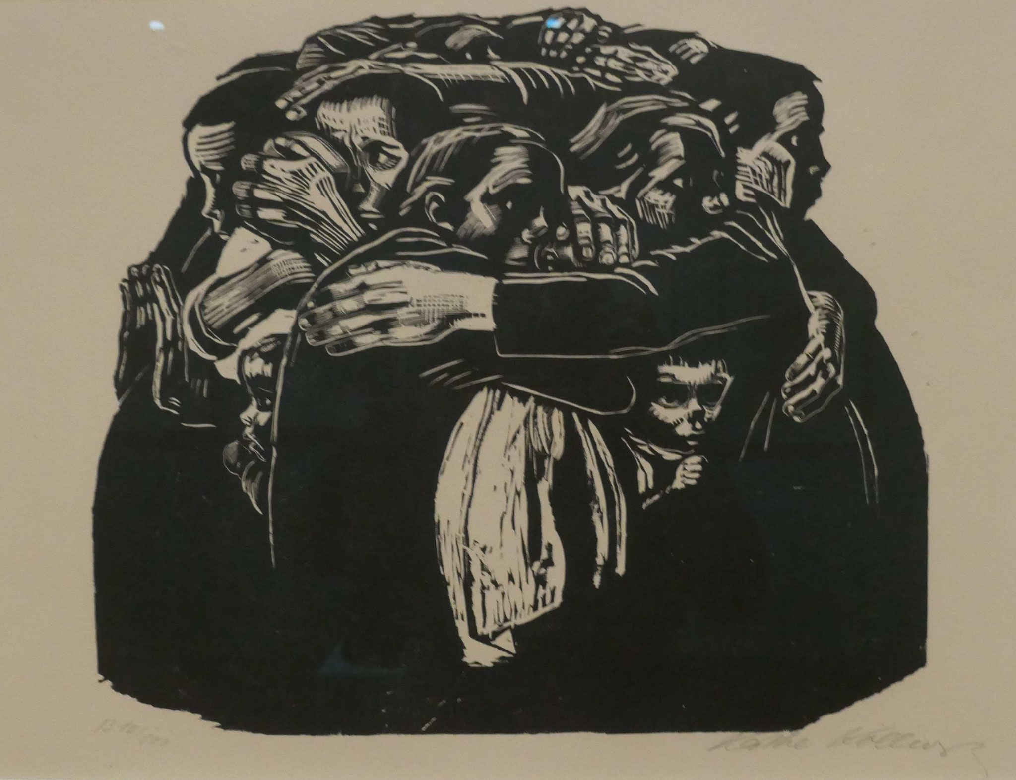 Käthe Kollwitz,  Die Mütter, Holzschnitt, 1921/22, Käthe-Kollwitz-Museum, Berlin