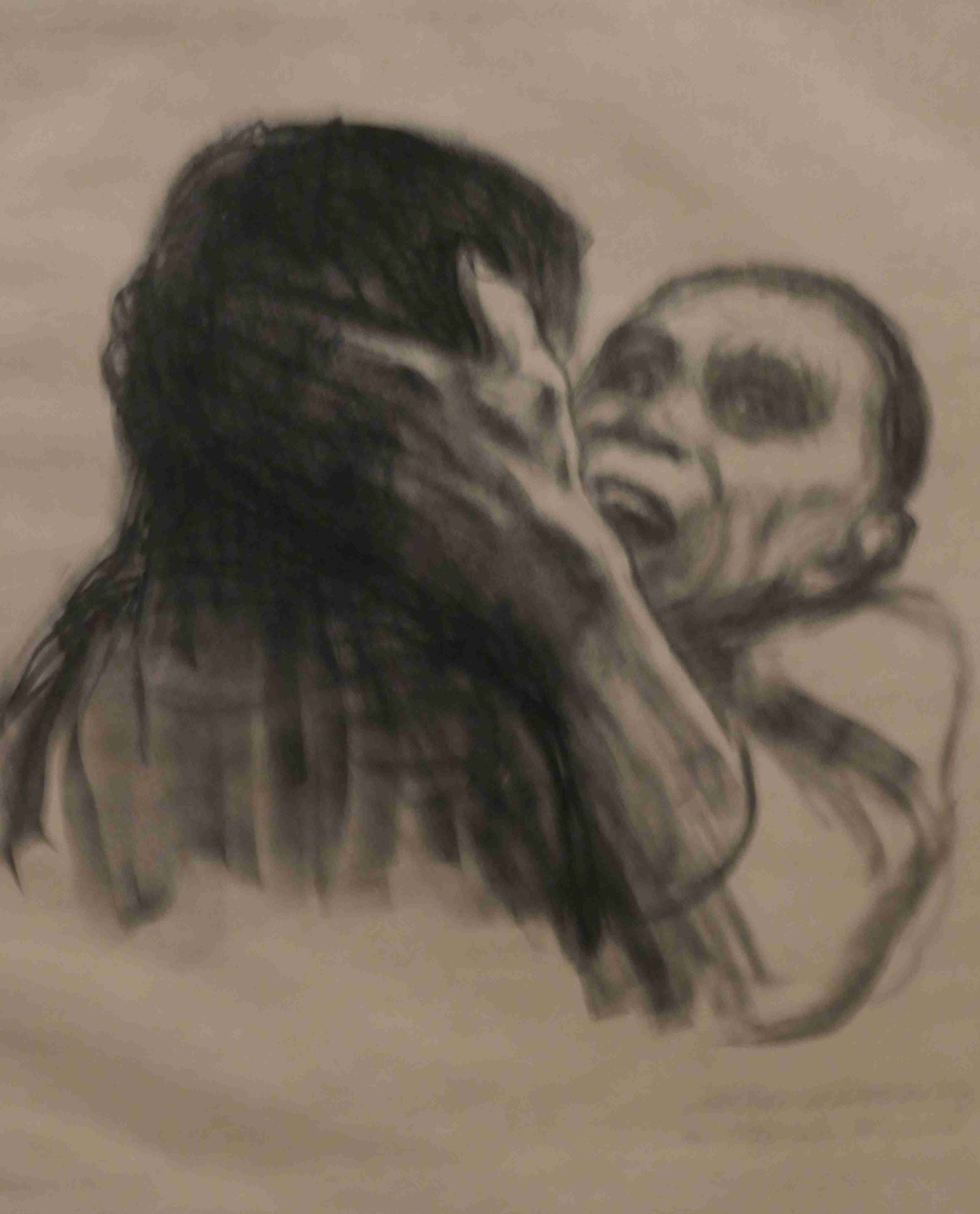 Käthe Kollwitz, Kohlezeichnung, 1934-37, Munch Museum, Oslo