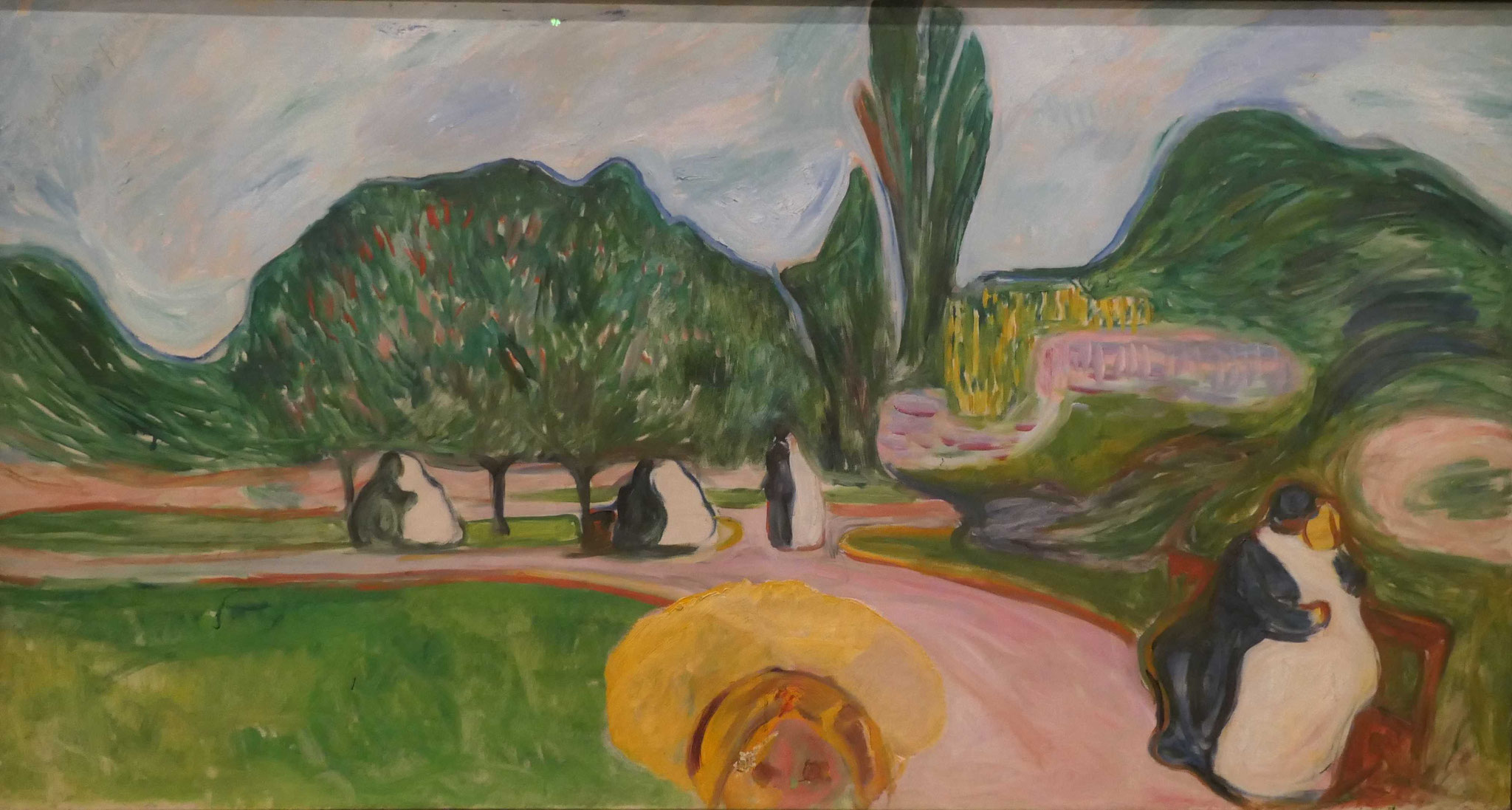 Edvard Munch, Küssende Paare im Park, 1905, Munch Museum, Oslo