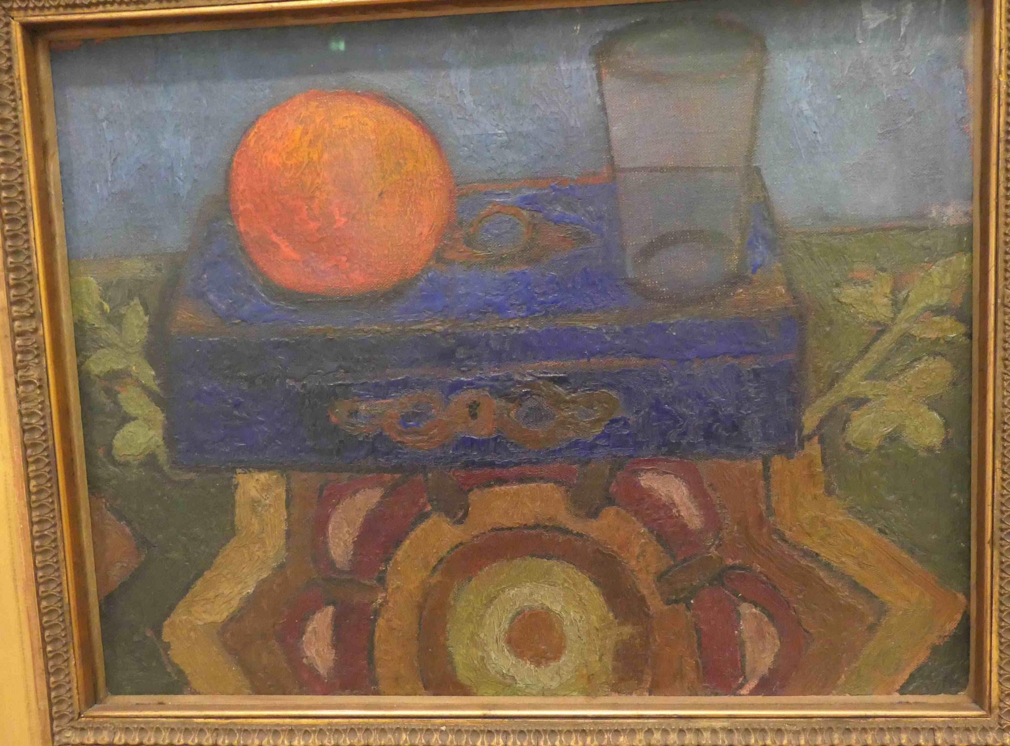 Paula Modersohn-Becker, Stillleben mit blauem Kasten, Öltempeara auf Leinwand, 1907, Modersohn-Becker Museum, Bremen