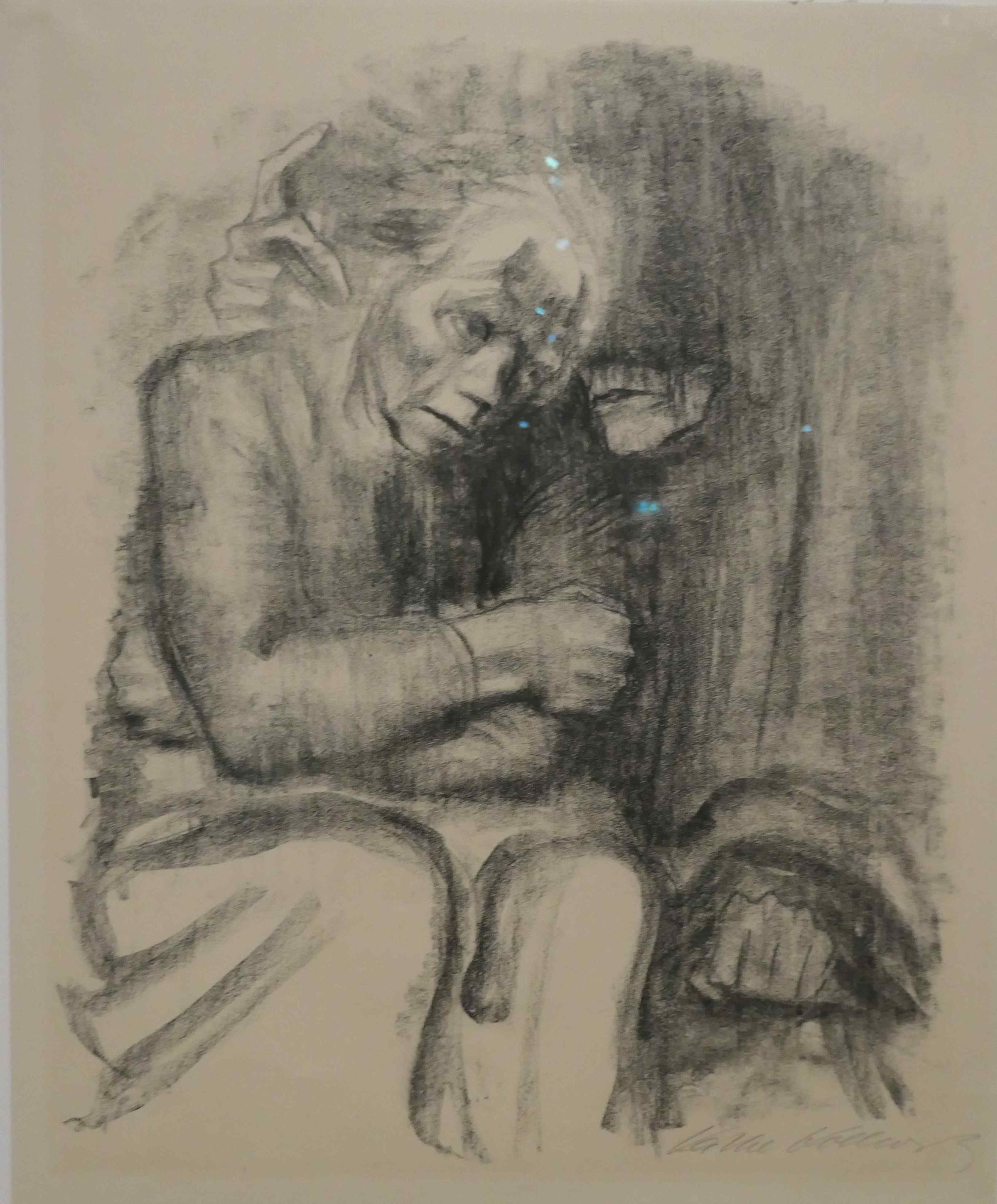 Käthe Kollwitz, Arbeitslosigkeit, Radierung, 1909, Käthe-Kollwitz-Museum, Berlin