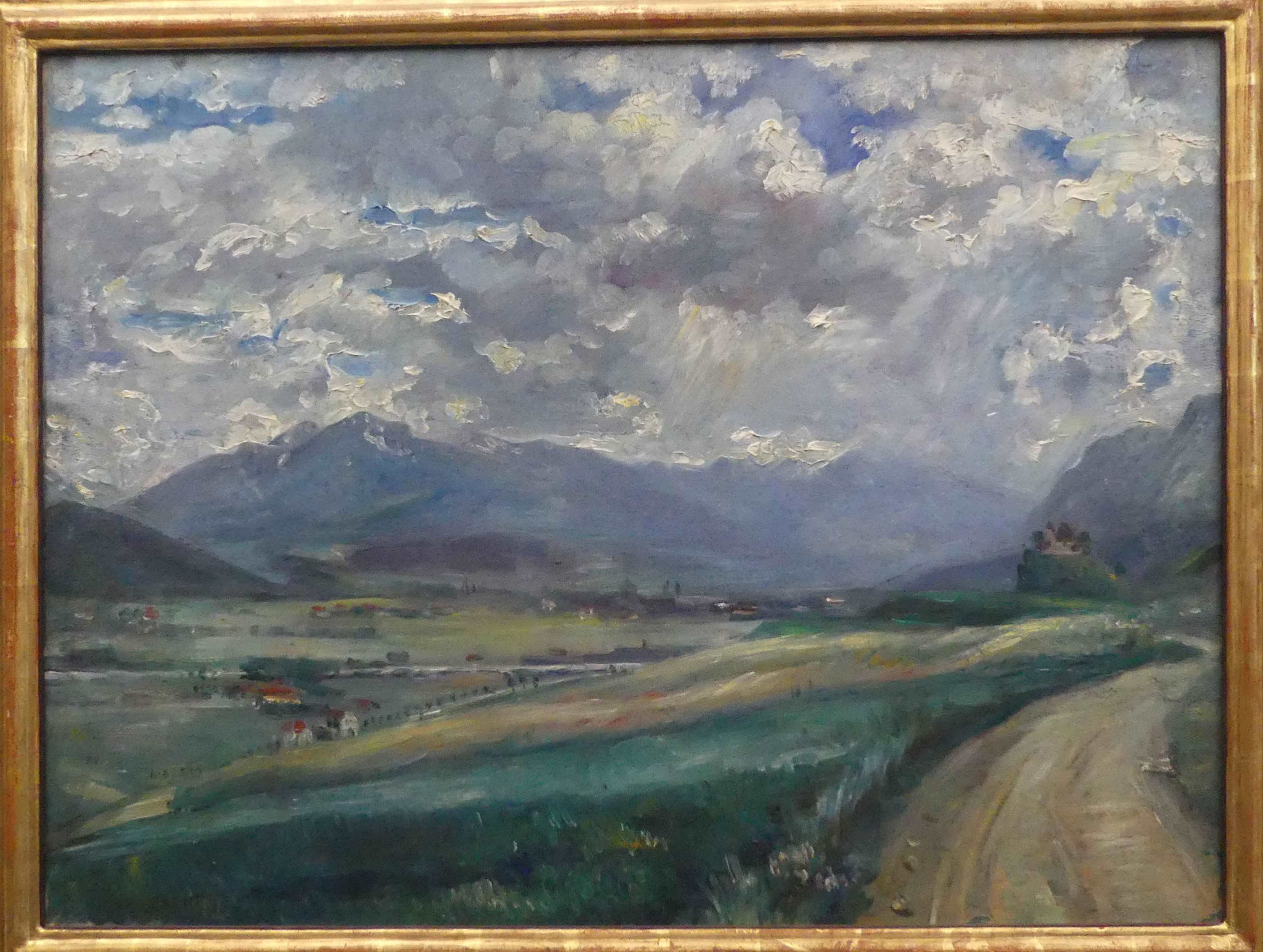 Lovis Corinth, Inntal-Landschaft, 1910, Öl auf Leinwand, Nationalgalerie Berlin