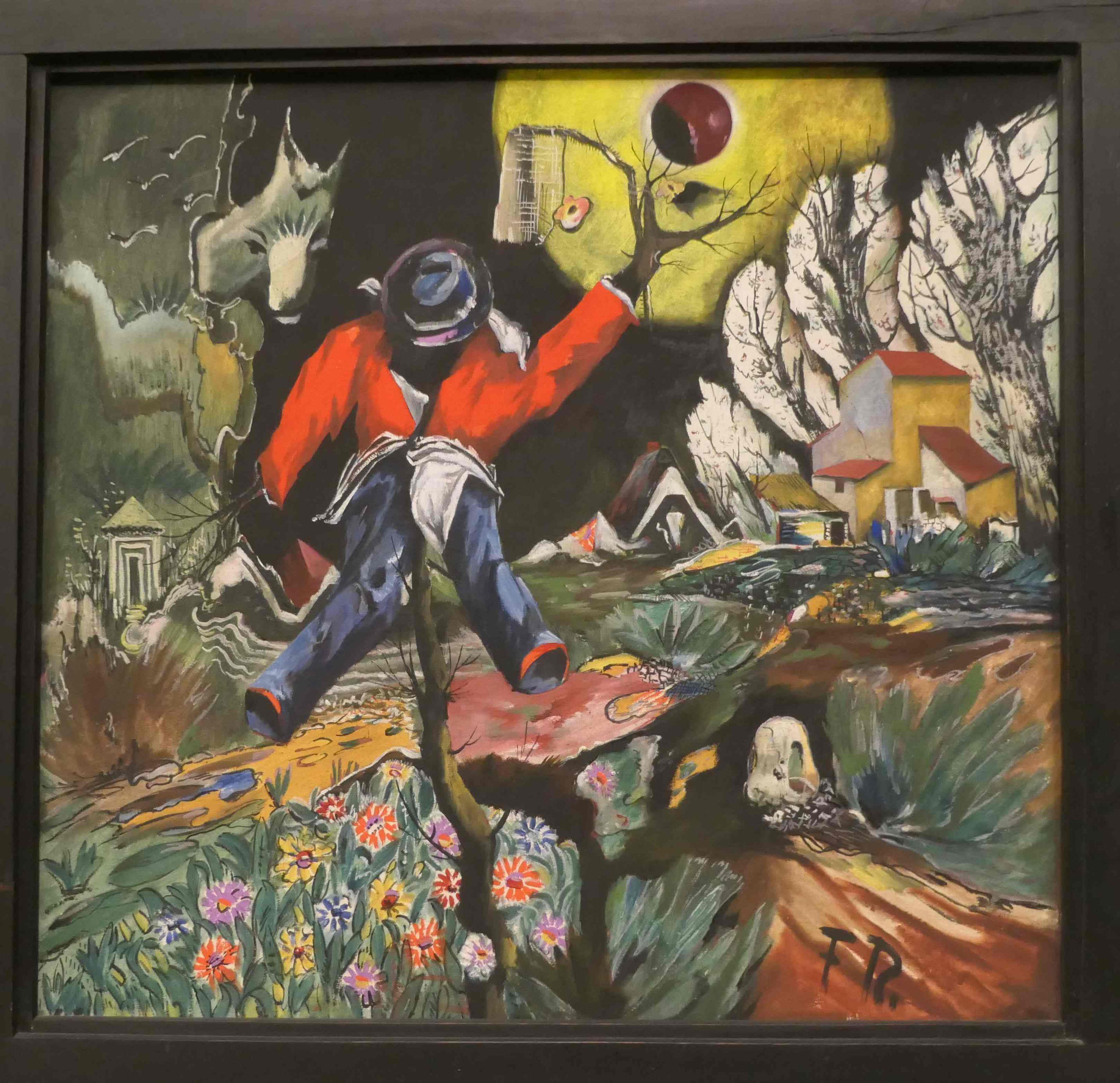 Franz Radziwill, Die Vogelscheuche, Öl auf Leinwand, 1922, Kunsthalle Bremen