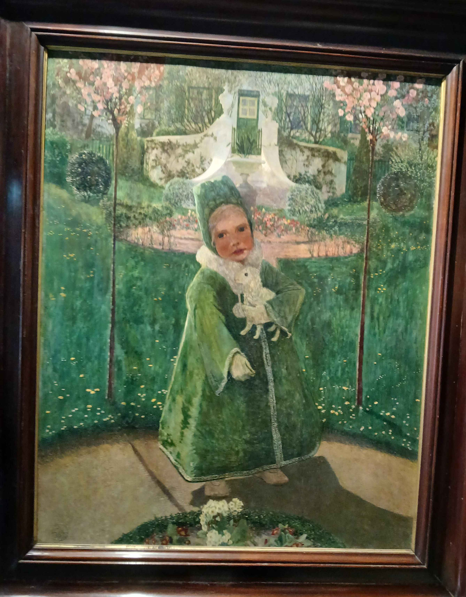Heinrich Vogeler, Tochter Martha, Öl auf Leinwand, Sammlung im Barkenhoff, Worpswede