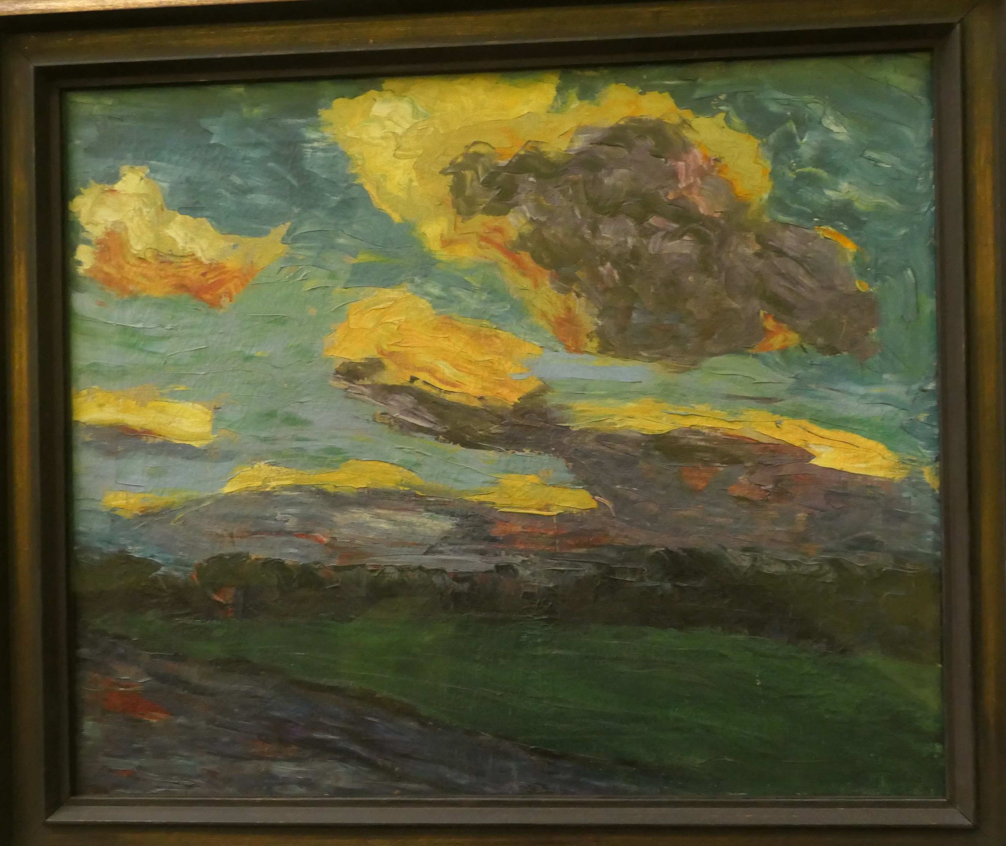 Emil Nolde, Herbstwolken, Öl auf Leinwand, 1910, Kunsthalle Bremen