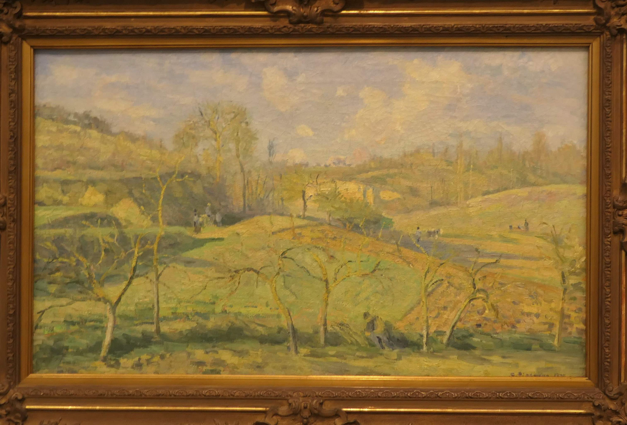 Camille Pissarro, Wiesen bei Gisors, Öl auf Leinwand, 1895, Kunsthalle Bremen