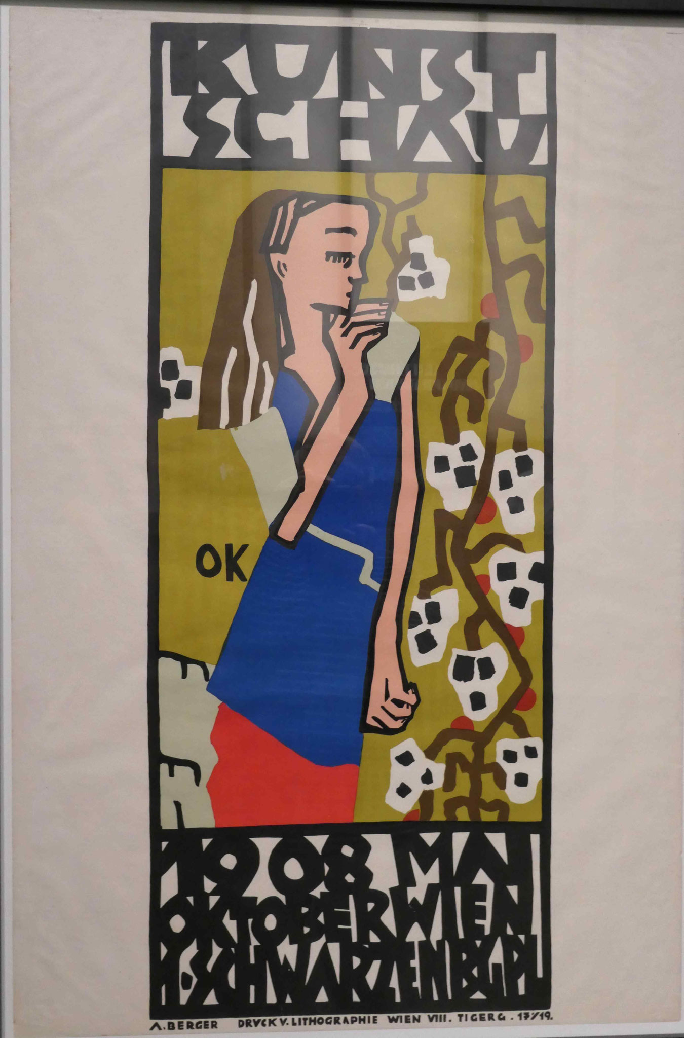 Oskar Kokoschka, Plakat für die Kunstschau 1908, Wien Museum