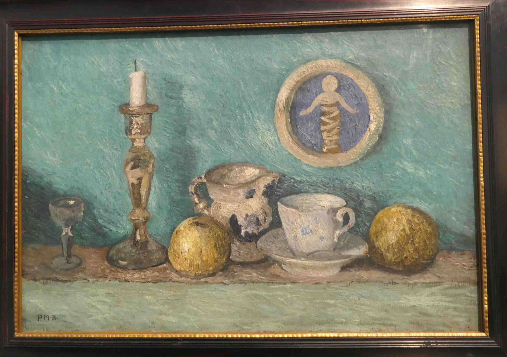 Paula Modersohn-Becker, Stillleben mit Robbia-Putto, Öl oder Tempera auf Leinwand, 1905,Modersohn-Becker Museum, Bremen