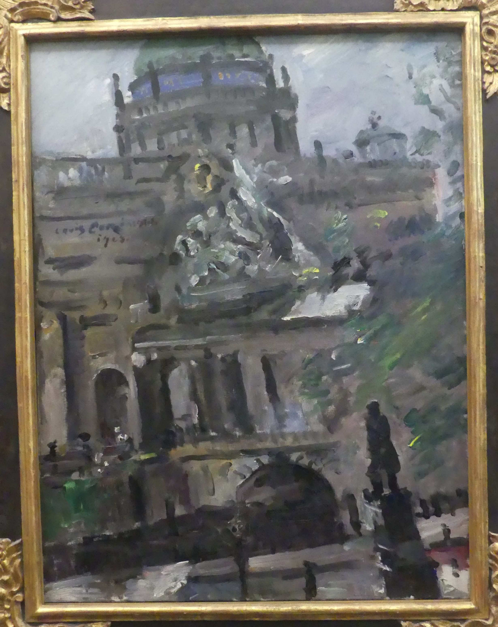Lovis Corinth, Die Schloßfreiheit in Berlin, 1922, Öl auf Leinwand, Nationalgalerie Berlin