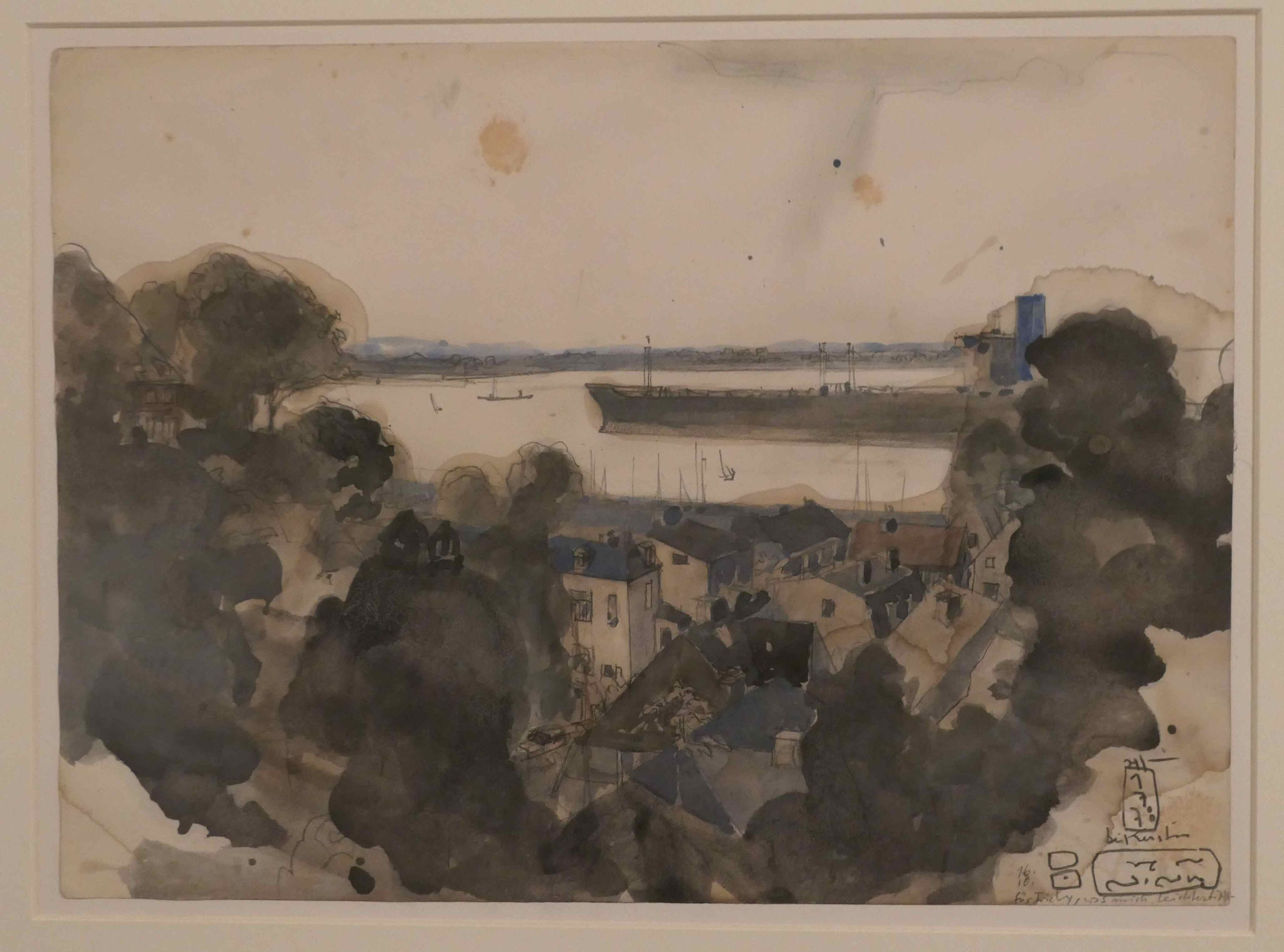 Horst Janssen, Sonderausstellung "Lebensklekse-Todeszeichen", Sammlung Scharf-Gerstenberg, Berlin