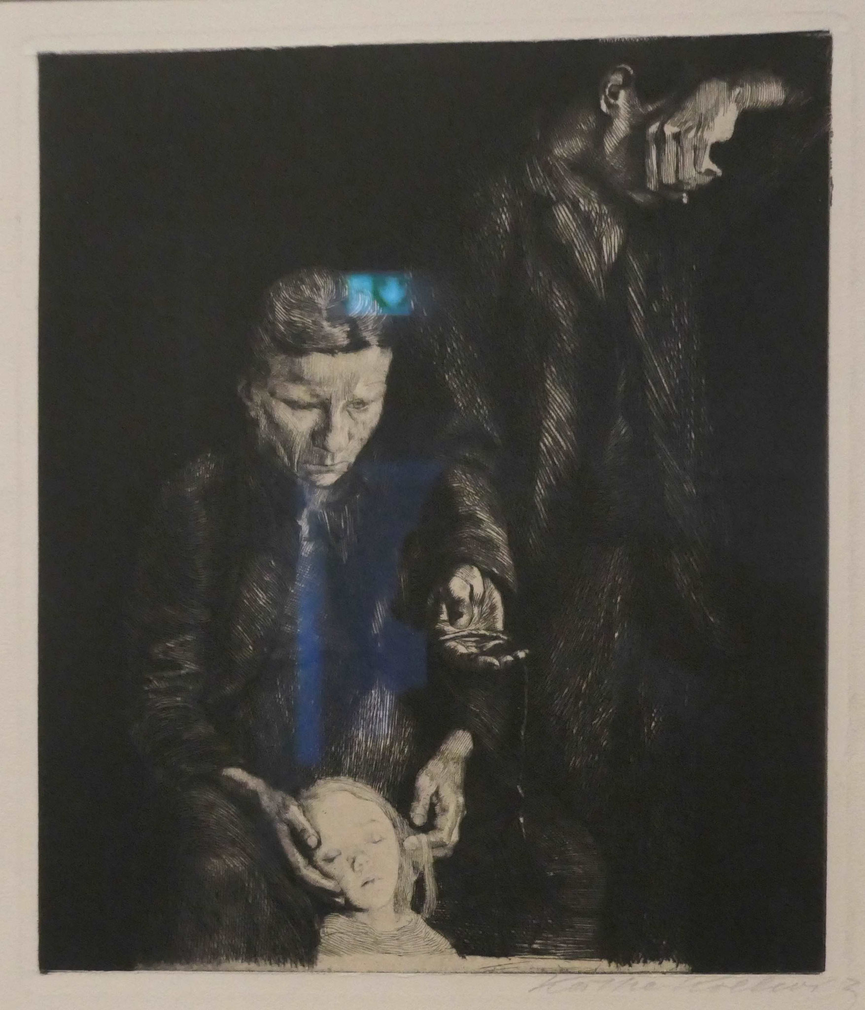 Käthe Kollwitz,  Zertretene-Arme Familie, Radierung, 1900, Käthe-Kollwitz-Museum, Berlin