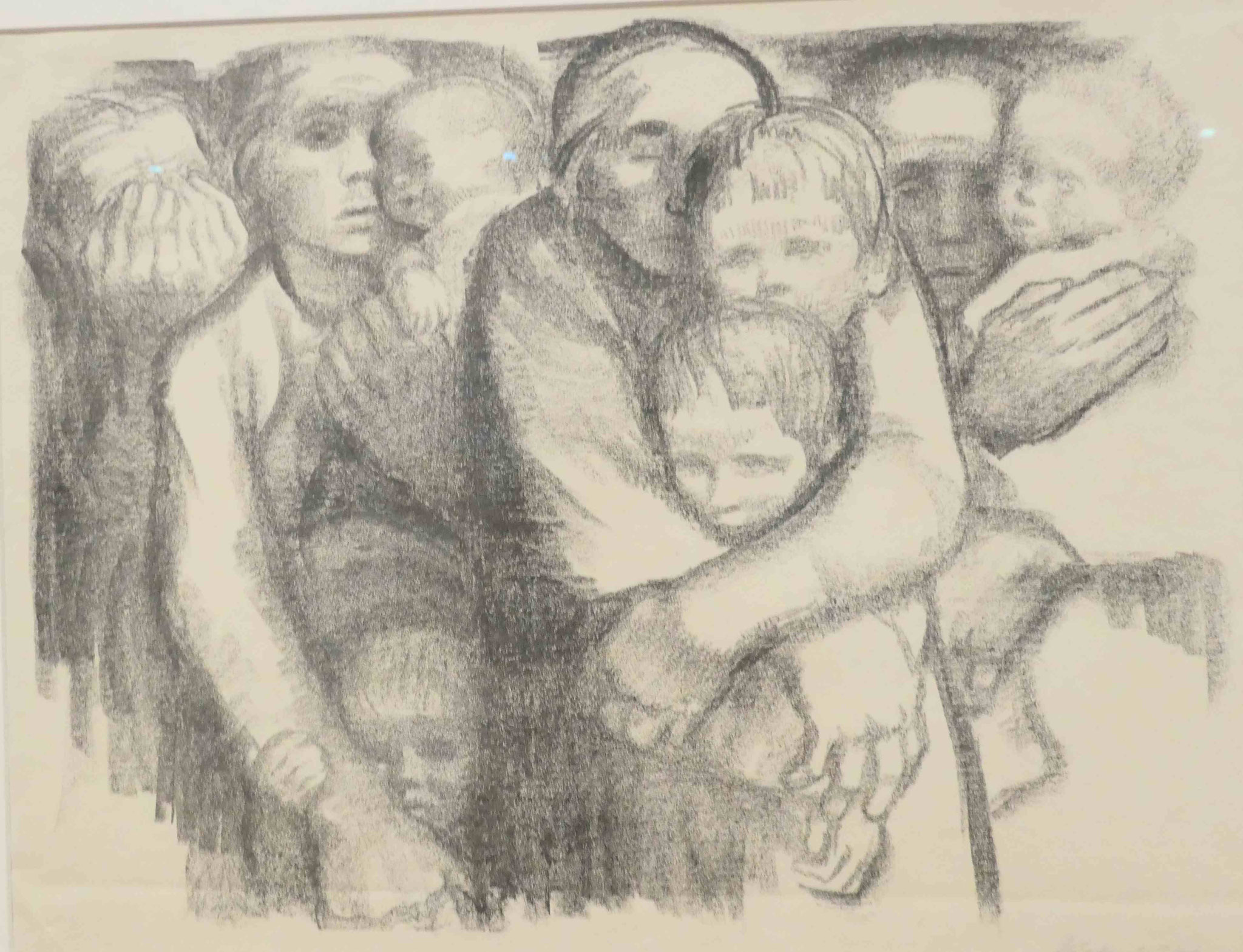 Käthe Kollwitz, Mütter, Kreidelithografie, 1919, Käthe-Kollwitz-Museum, Berlin