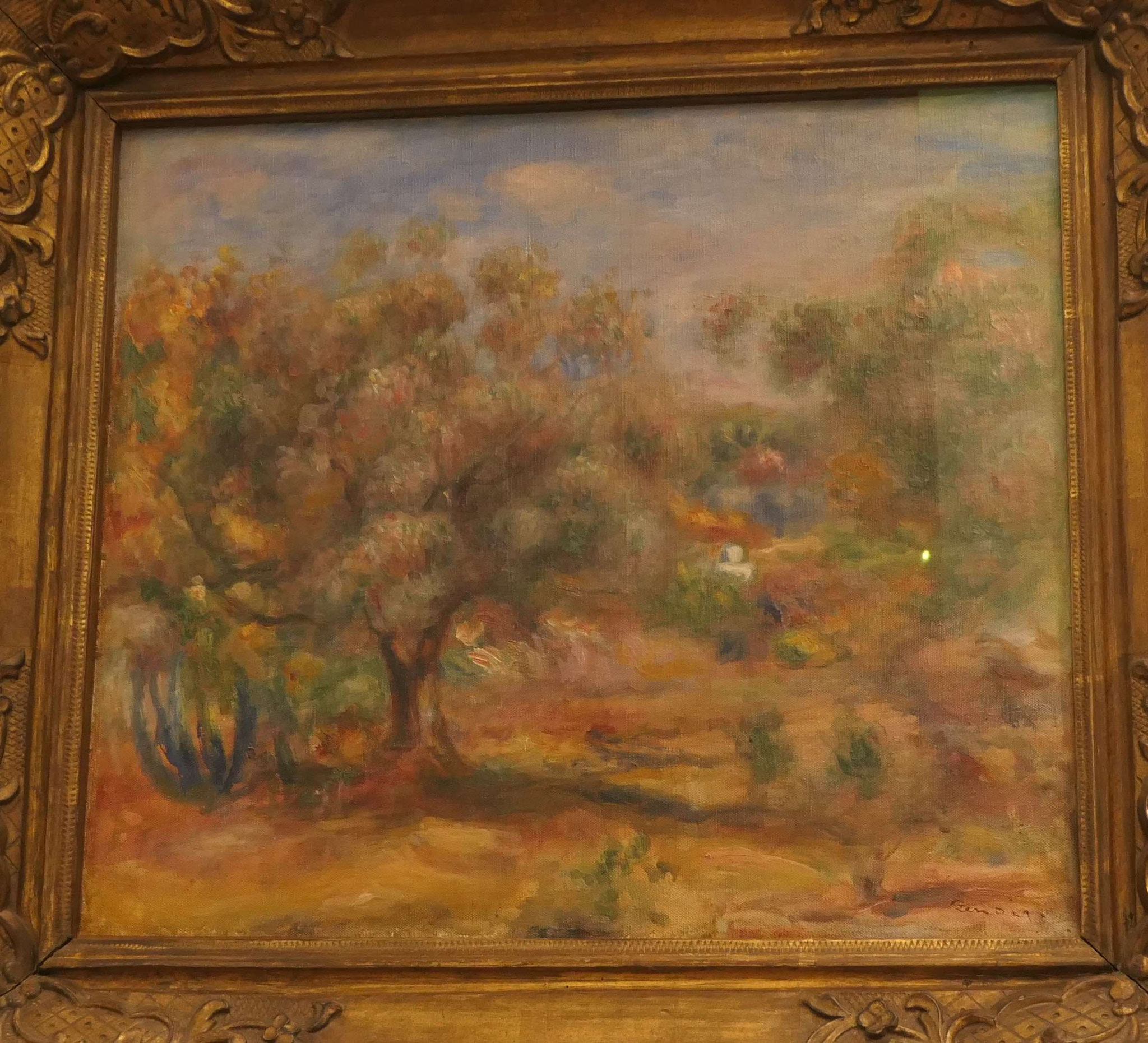 Auguste Renoir, Olivenbaum in les Colettes, Öl auf Leinwand, um 1910/15, Kunsthalle Bremen