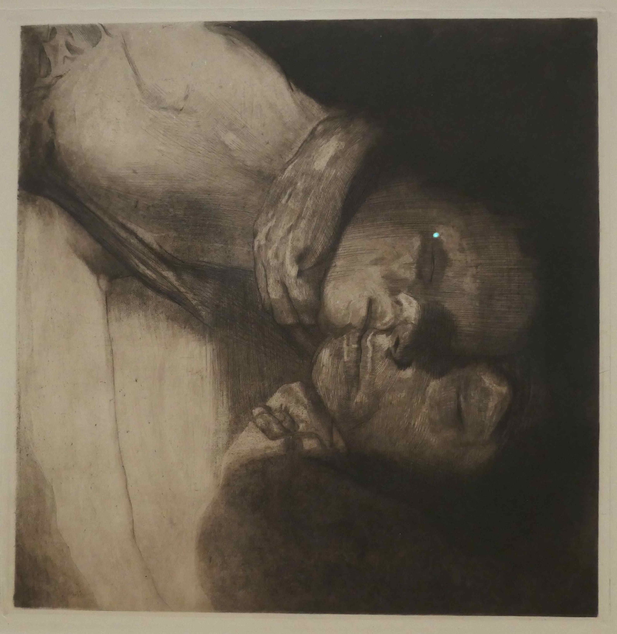 Käthe Kollwitz,  Tod, Frau und Kind, Radierung, 1910, Käthe-Kollwitz-Museum, Berlin