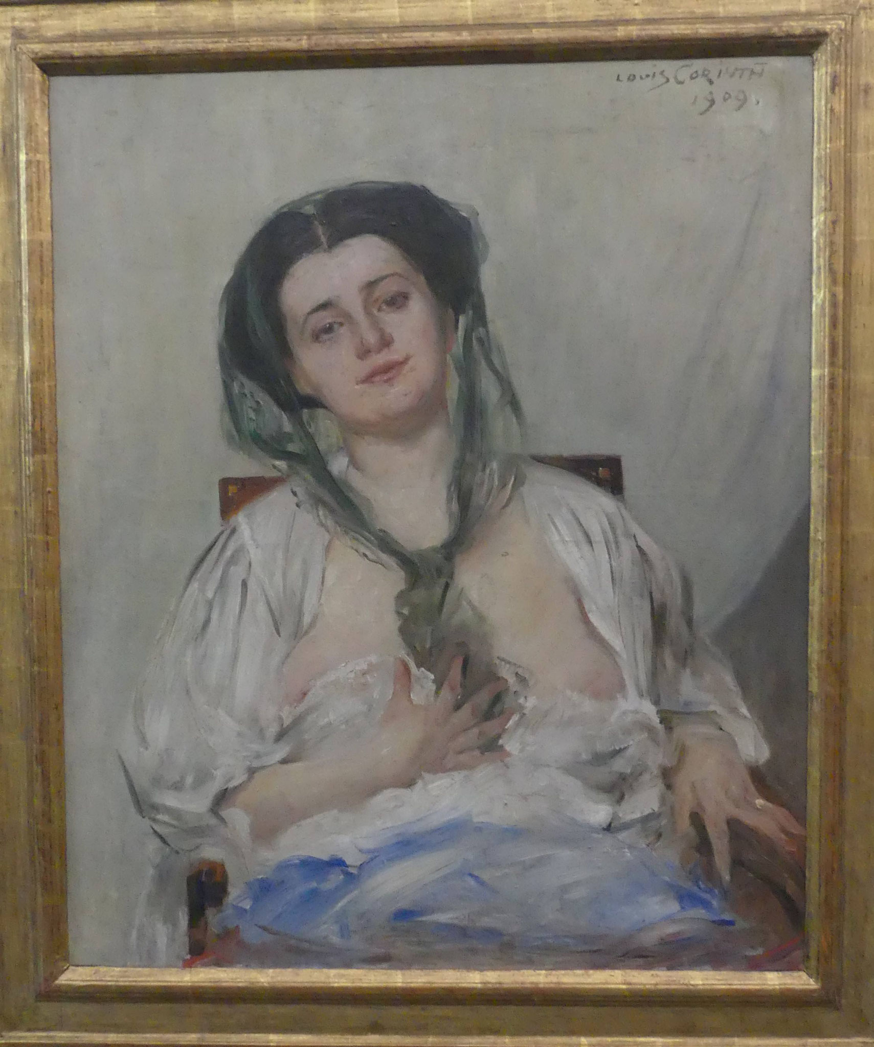 Lovis Corinth, Donna Gravida, 1899, Öl auf Leinwand, Nationalgalerie Berlin