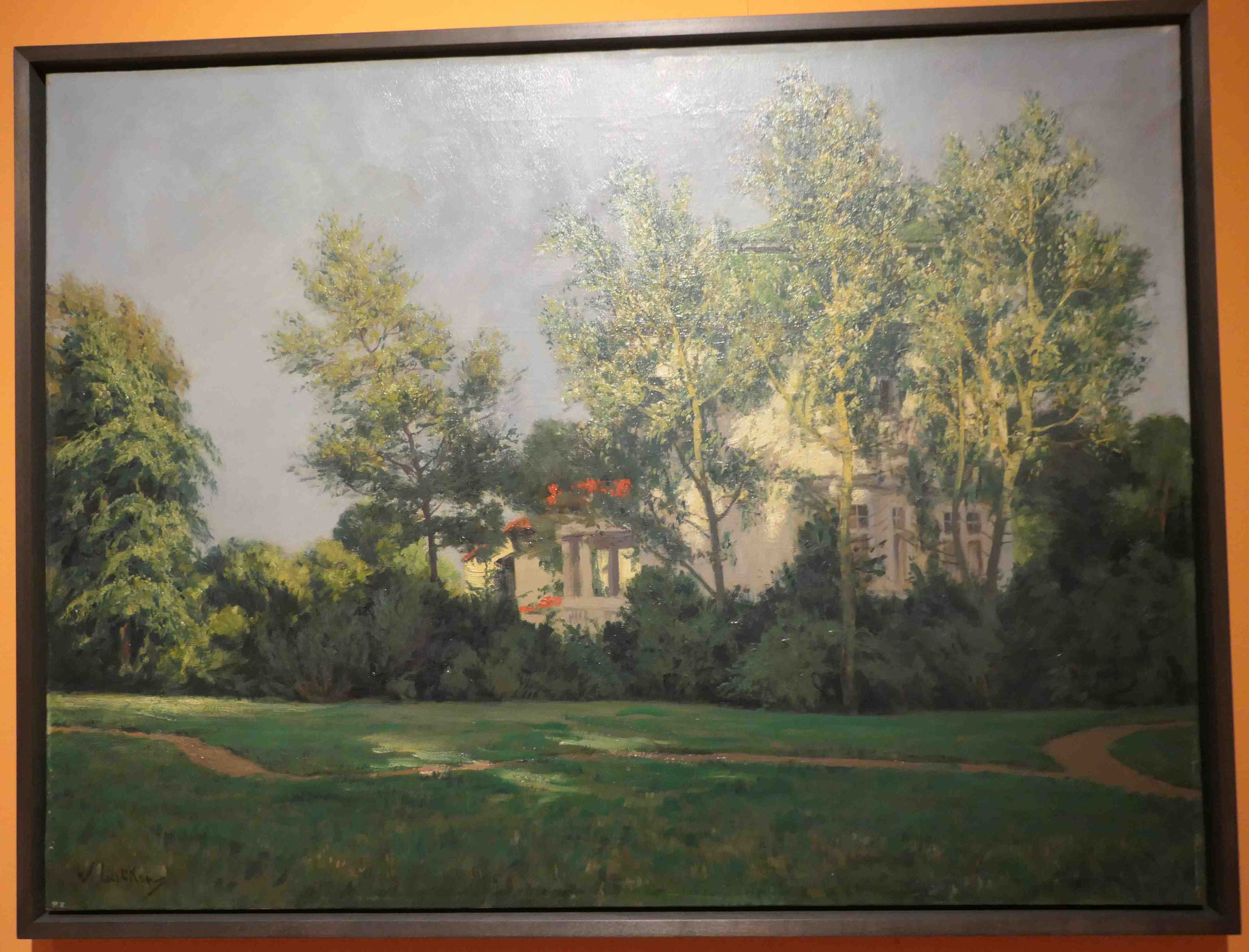 Walter Leistikow, Villa Gugenheim in Neubabelsberg, 1903/04, Öl auf Leinwand, Bröhan Museum, Berlin