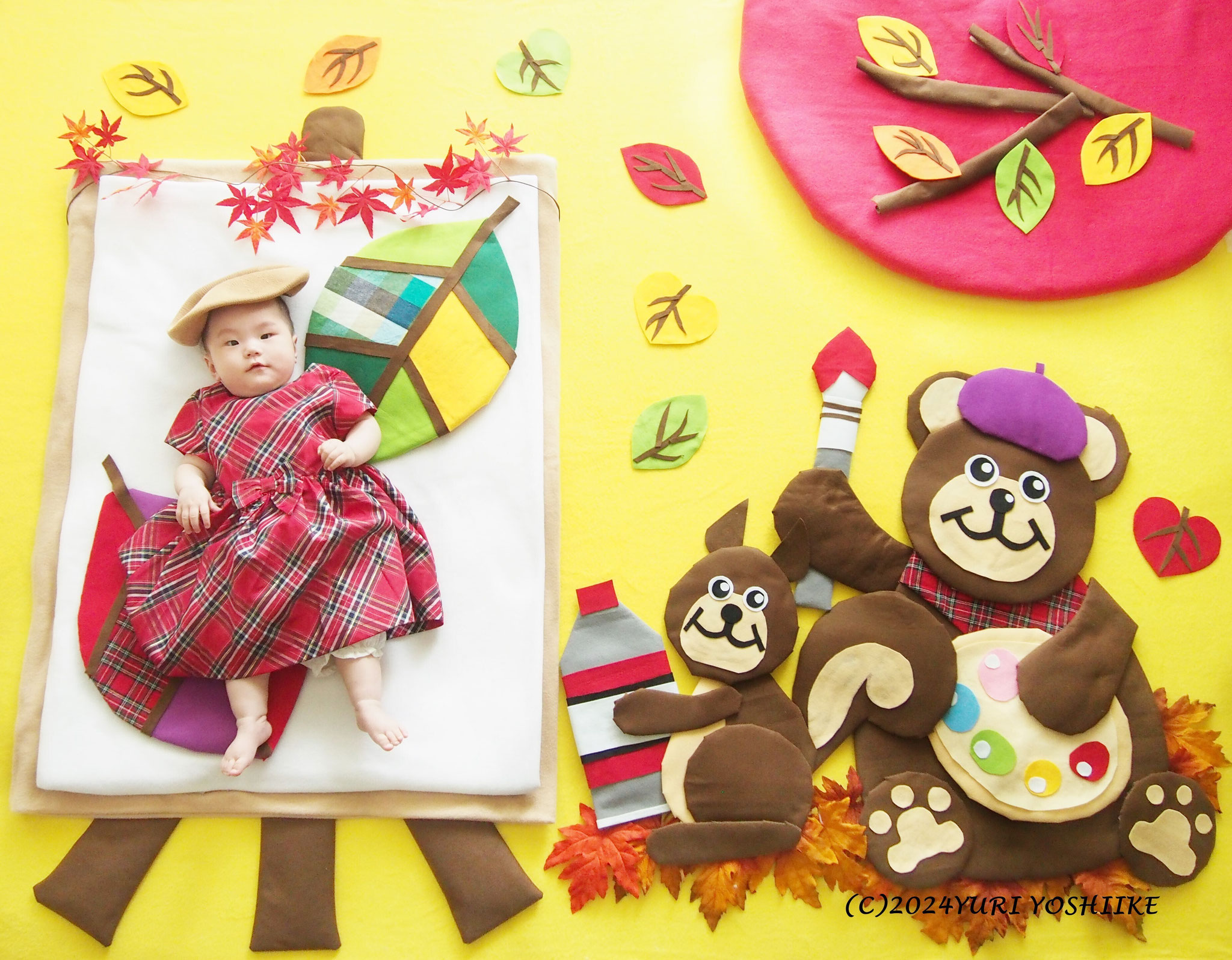 <div style=" font-size:10px; font-weight:bold;"> 11/2 <br />くま画伯と芸術の秋</div>