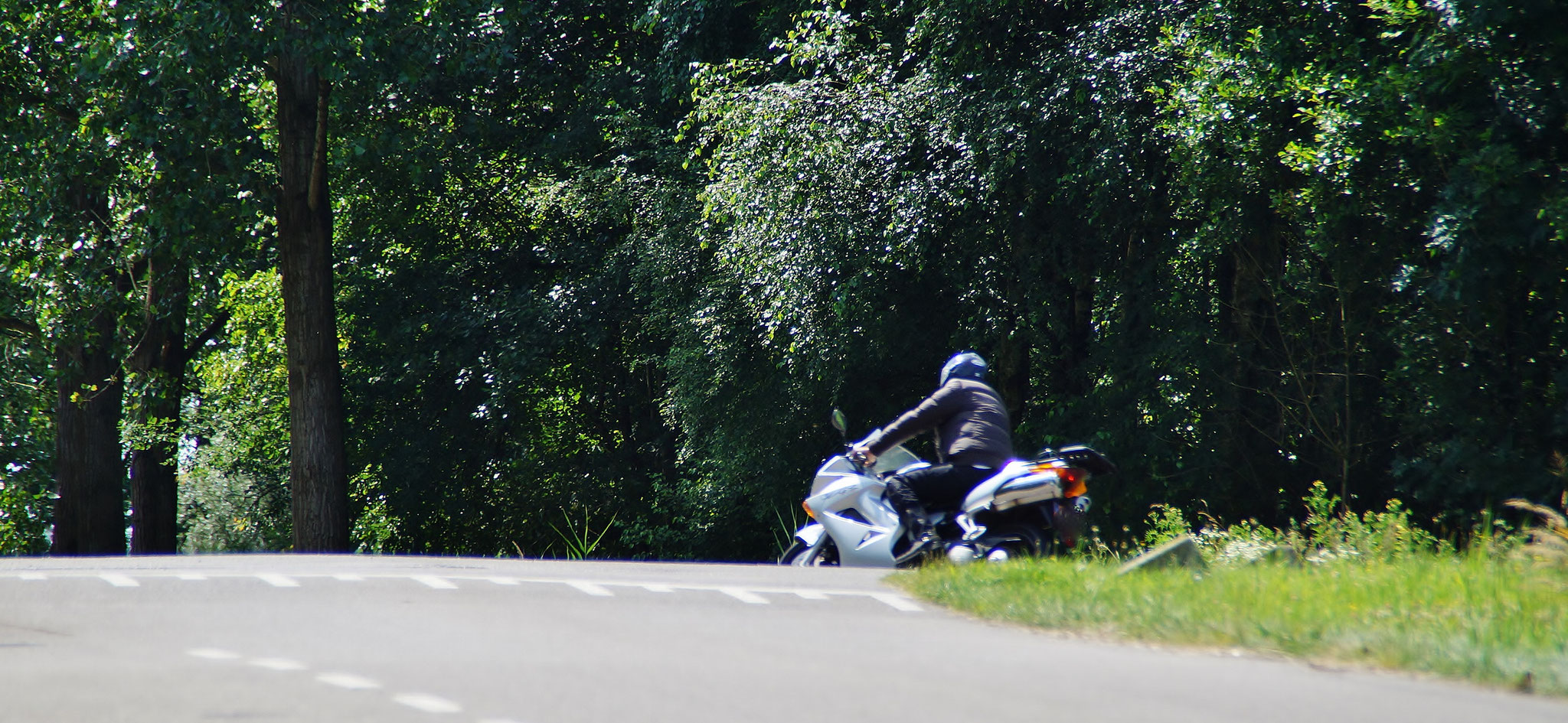 Mopedfahrer unterwegs