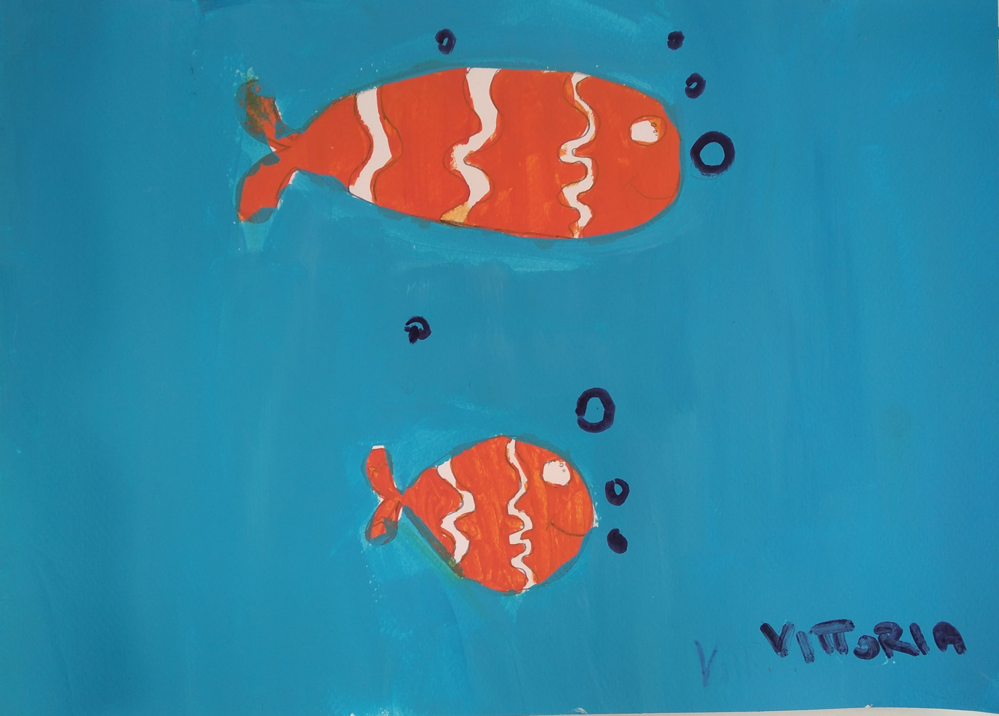 Vittoria - 9 anni - "pesci"