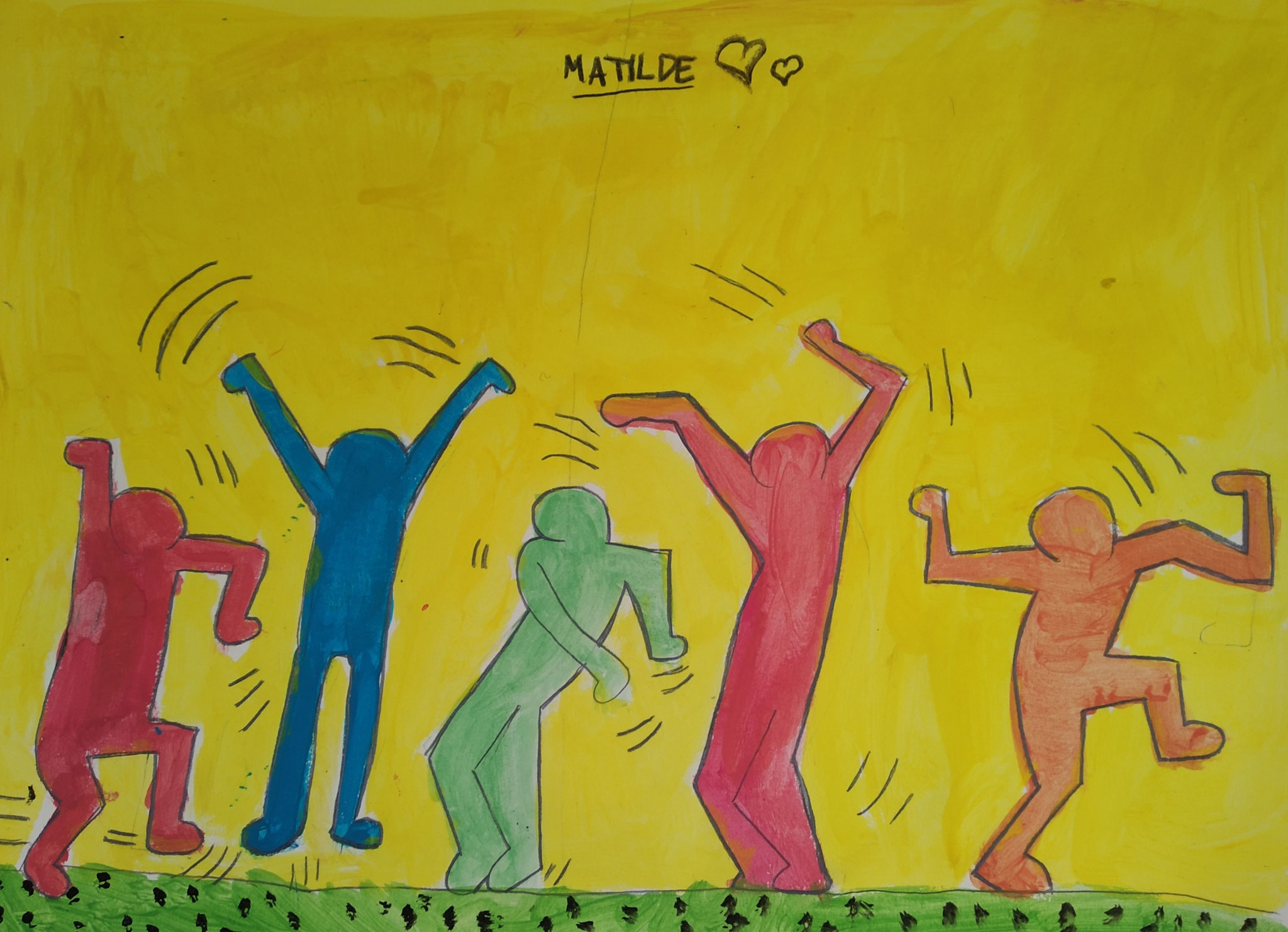 Matilde - 8 anni - "Keith Haring"