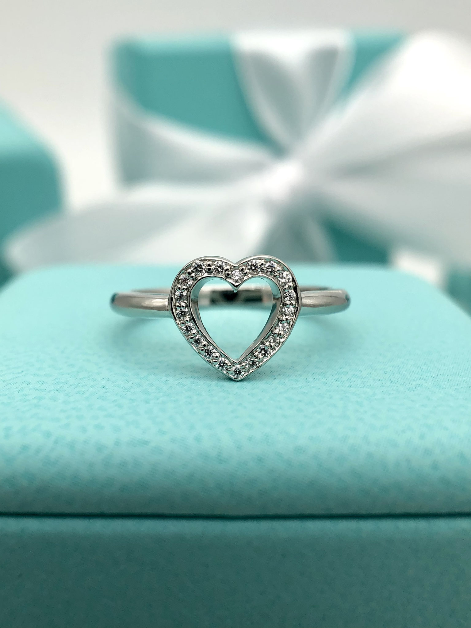 Tiffany&Co. Herzring Platin / Jubel Ring