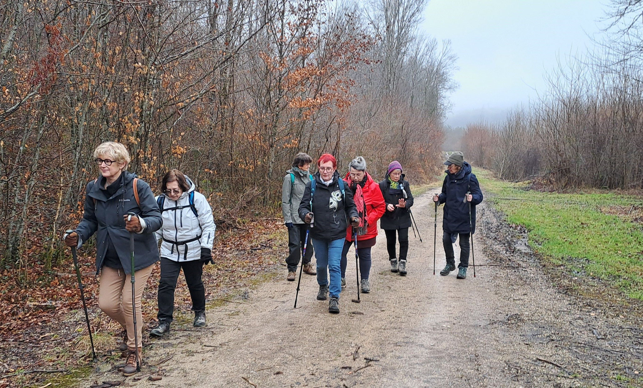 Chemin en pente douce